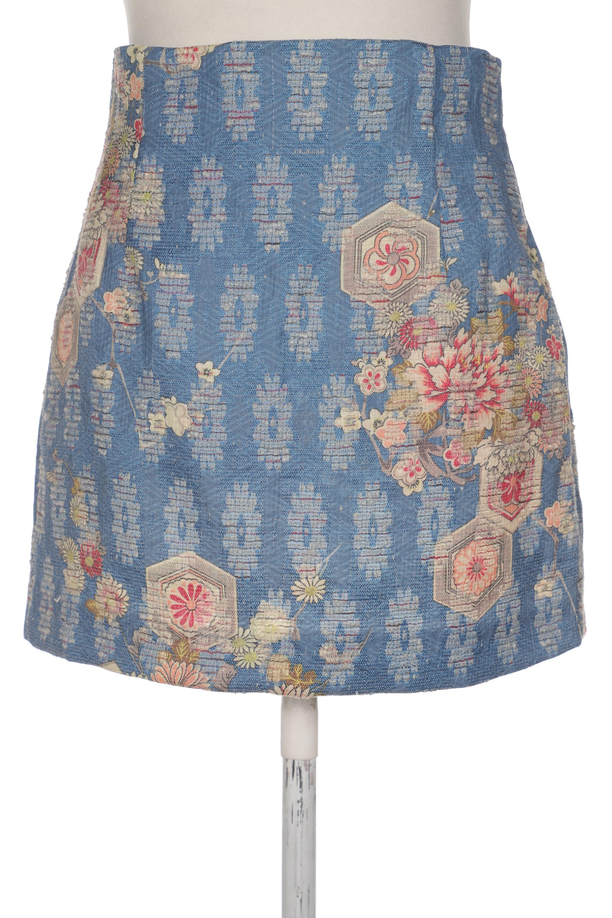 

ZARA Damen Rock, blau