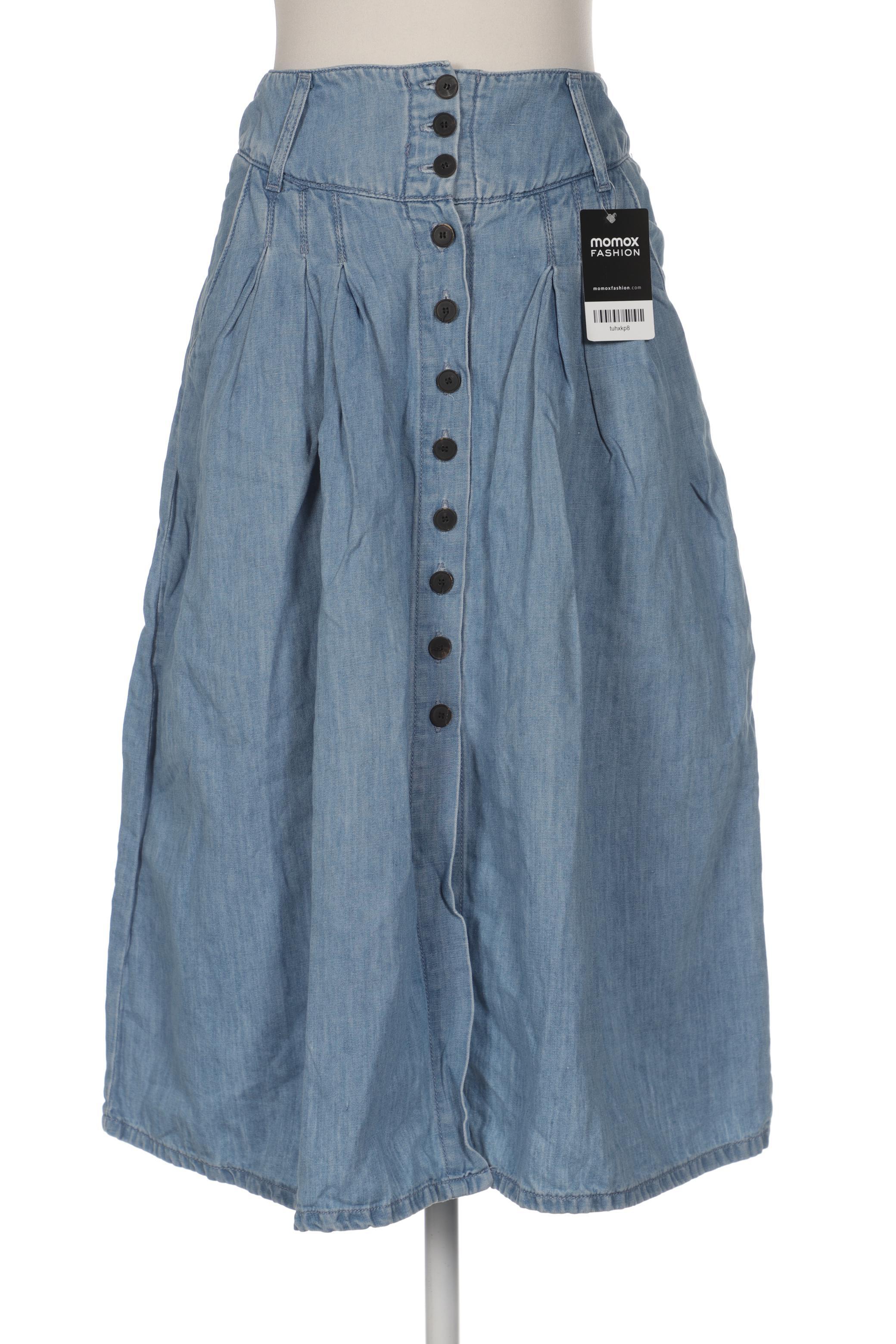 

ZARA Damen Rock, hellblau