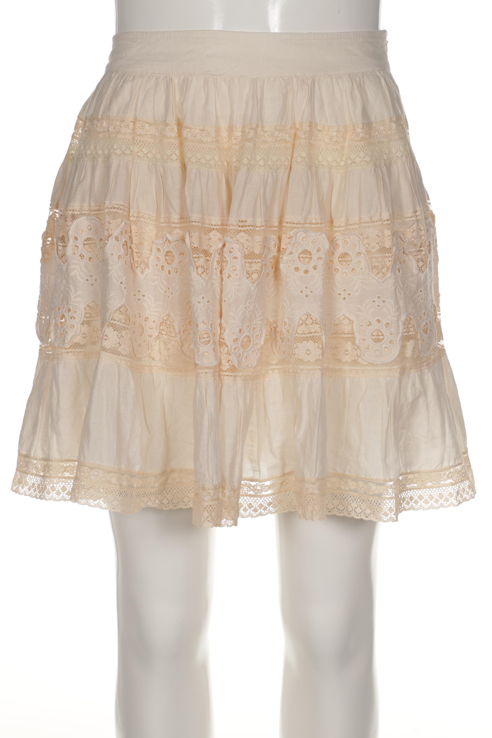 

ZARA Damen Rock, beige