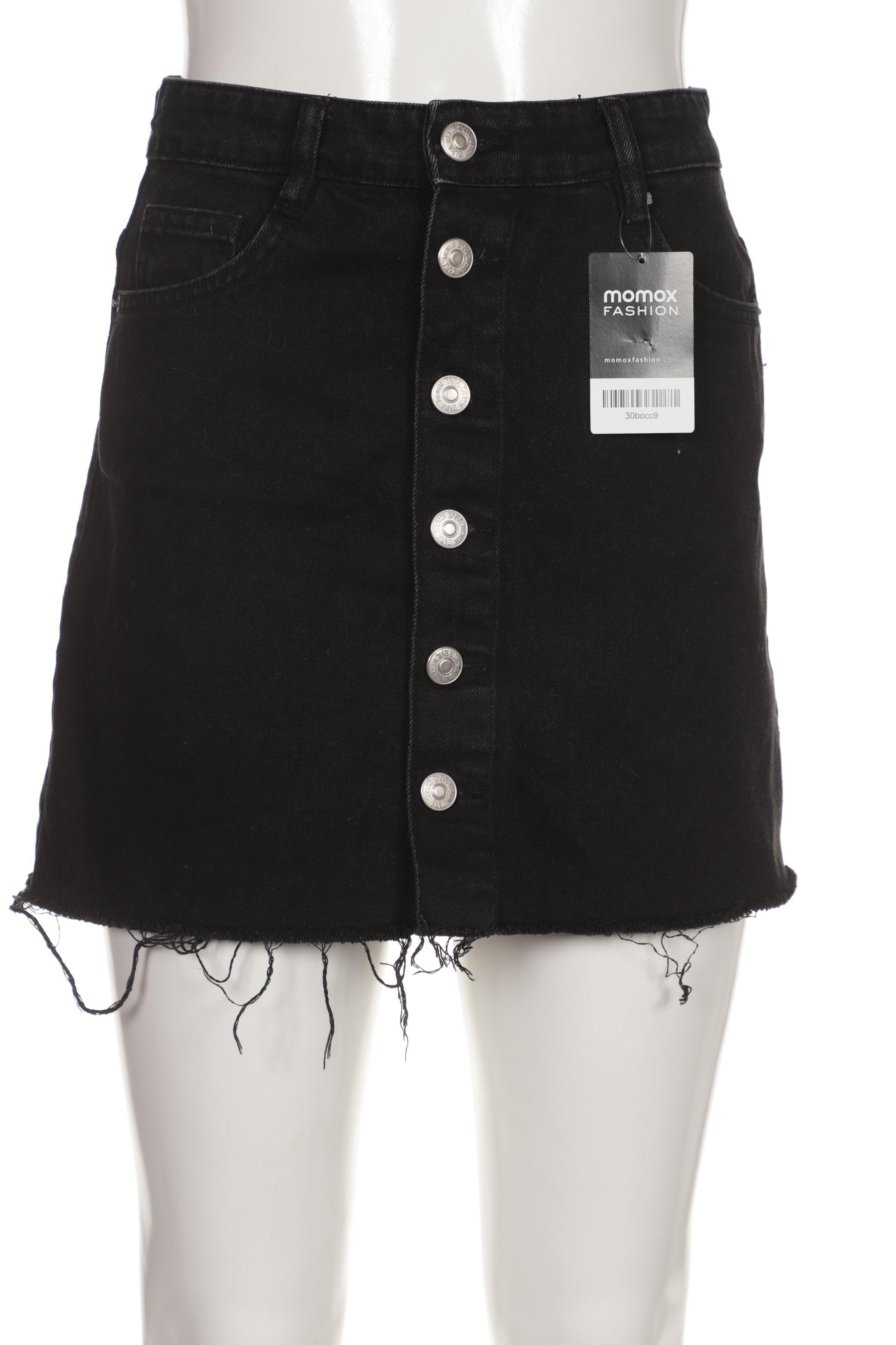 

ZARA Damen Rock, schwarz