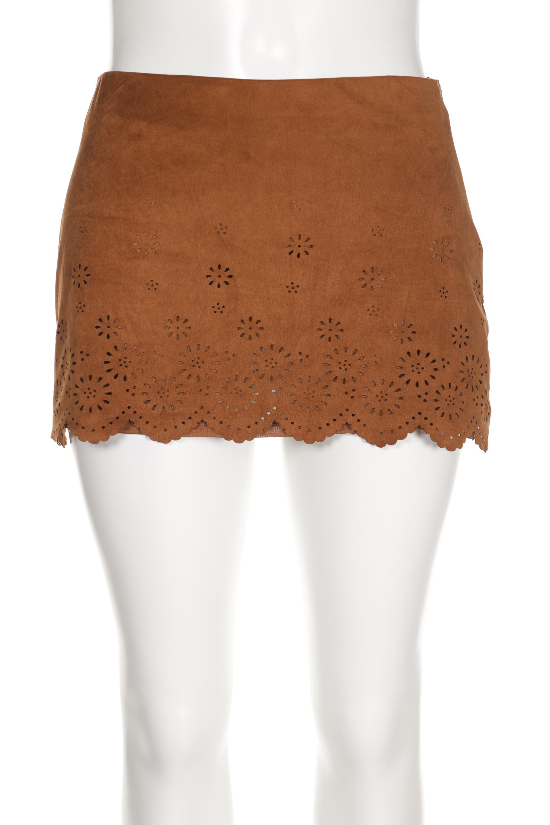 

Zara Damen Rock, braun, Gr. 42