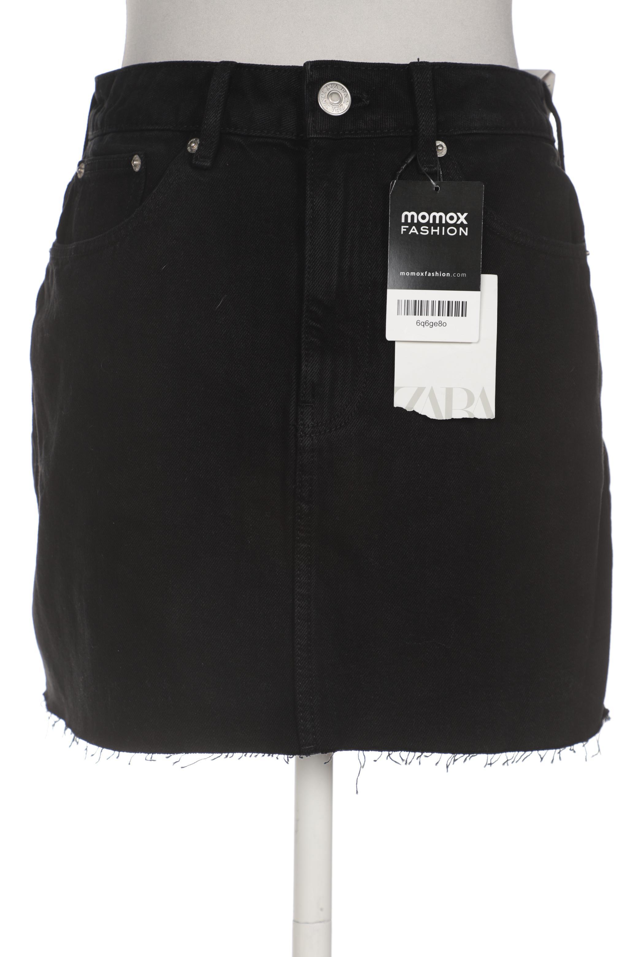 

ZARA Damen Rock, schwarz