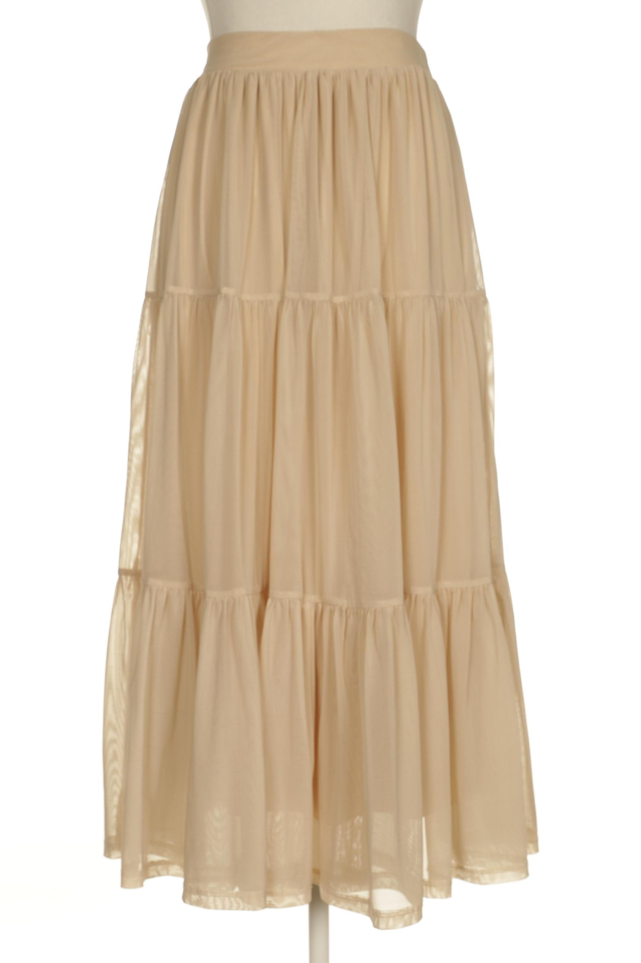 

ZARA Damen Rock, beige