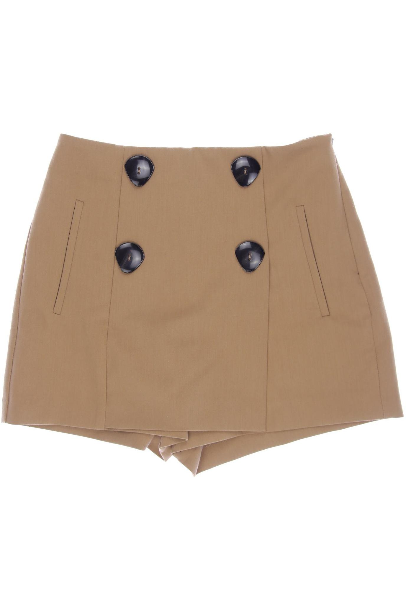 

ZARA Damen Rock, beige