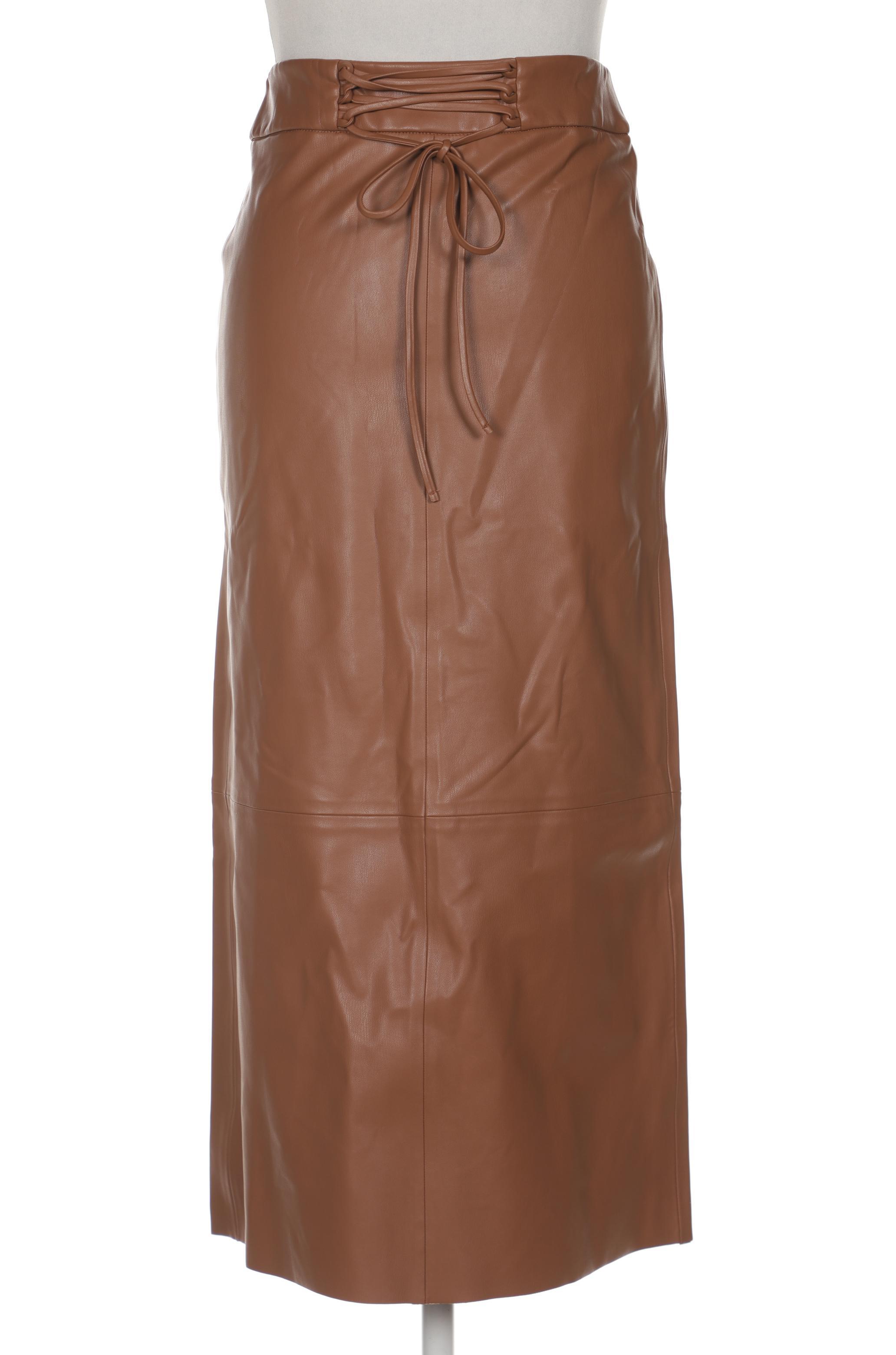 

ZARA Damen Rock, braun