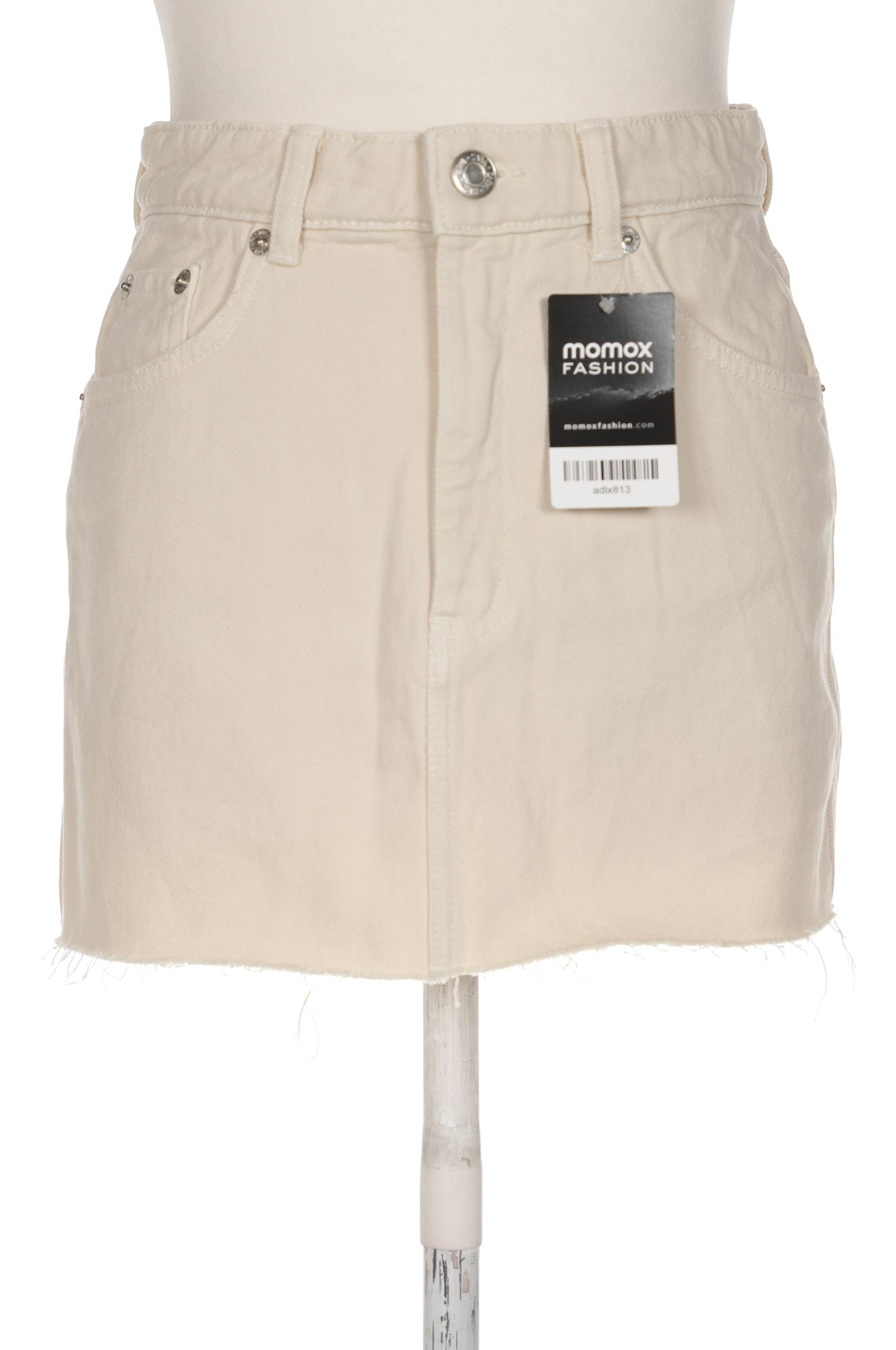 

ZARA Damen Rock, cremeweiß