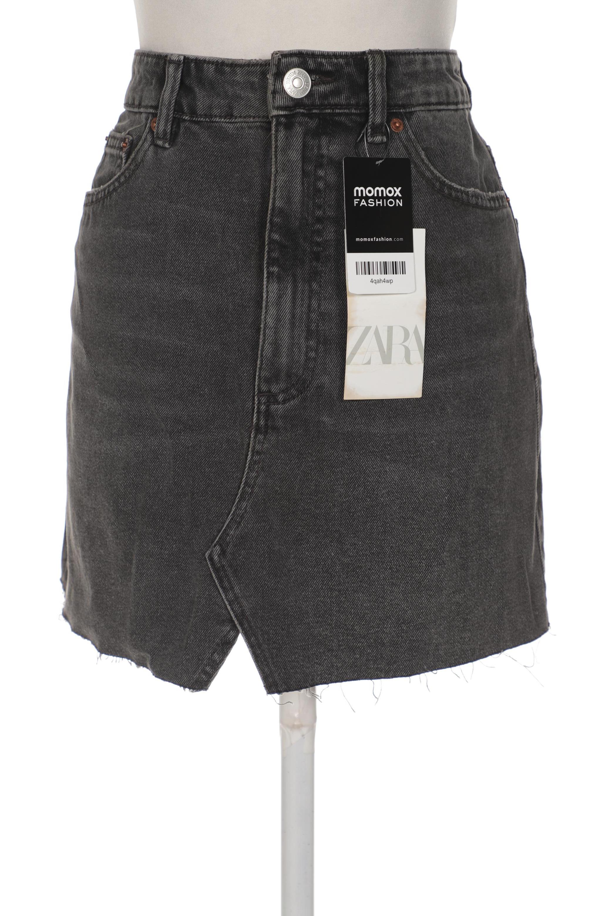 

ZARA Damen Rock, grau