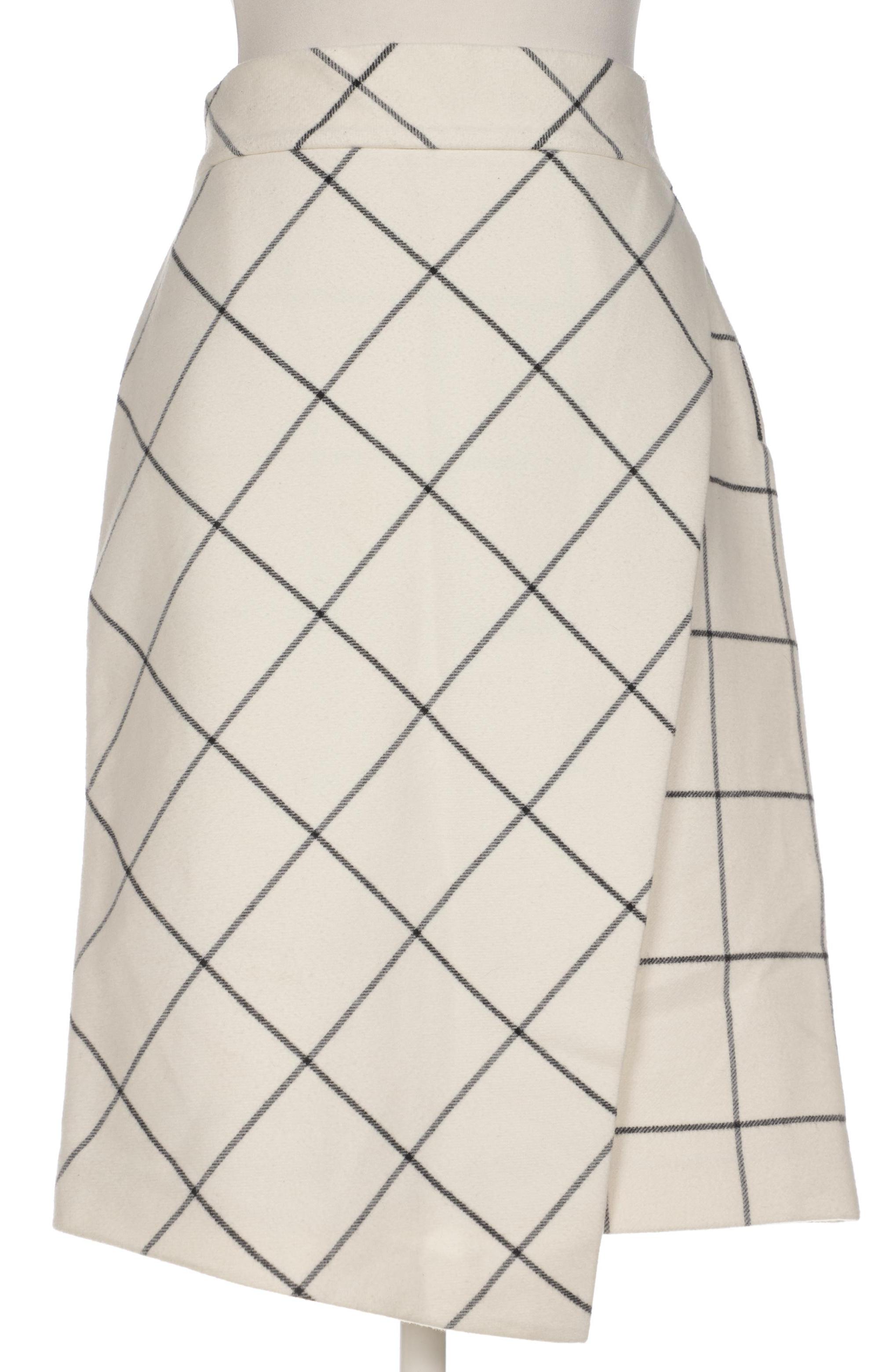 

ZARA Damen Rock, cremeweiß