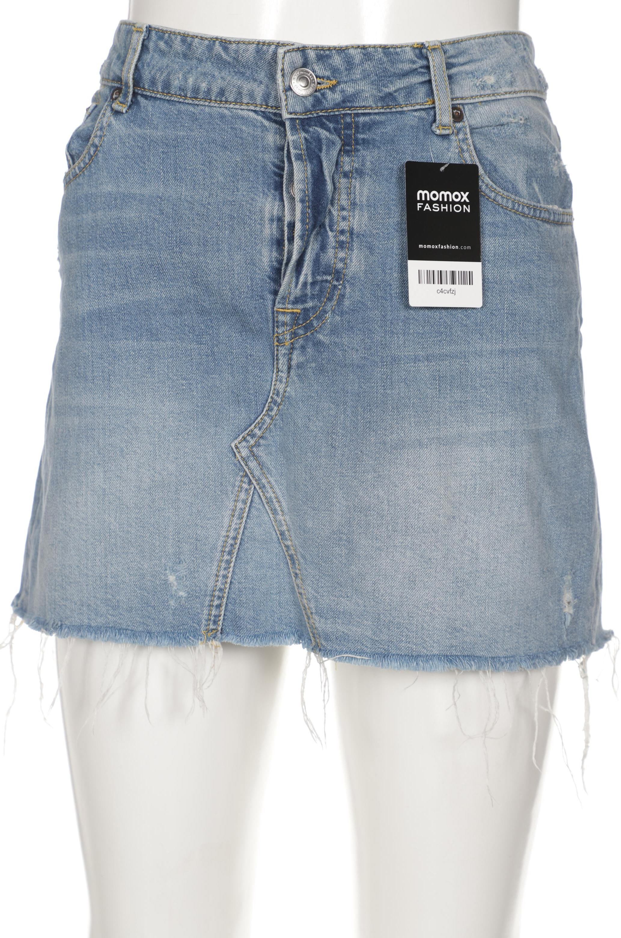 

ZARA Damen Rock, blau