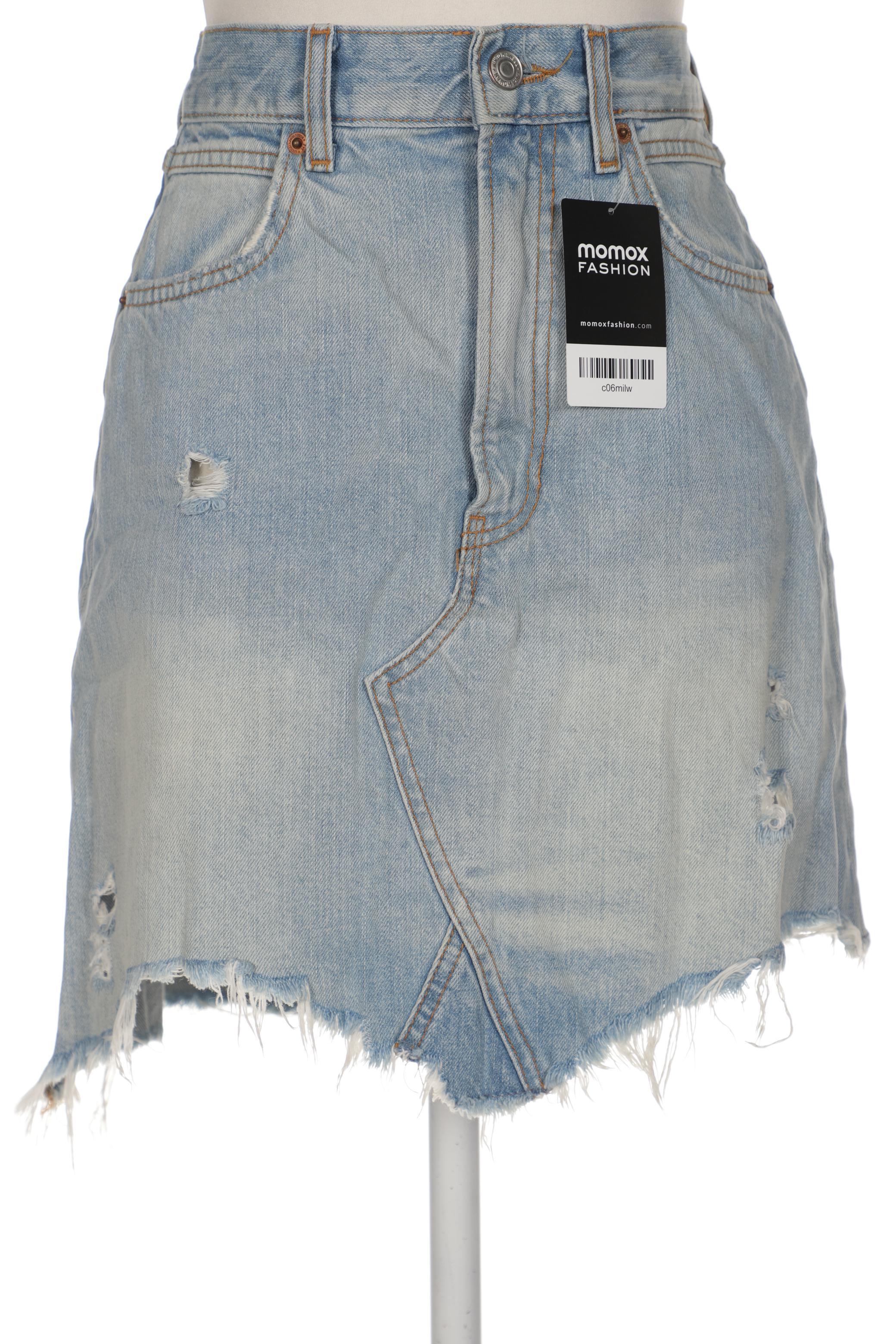 

ZARA Damen Rock, hellblau