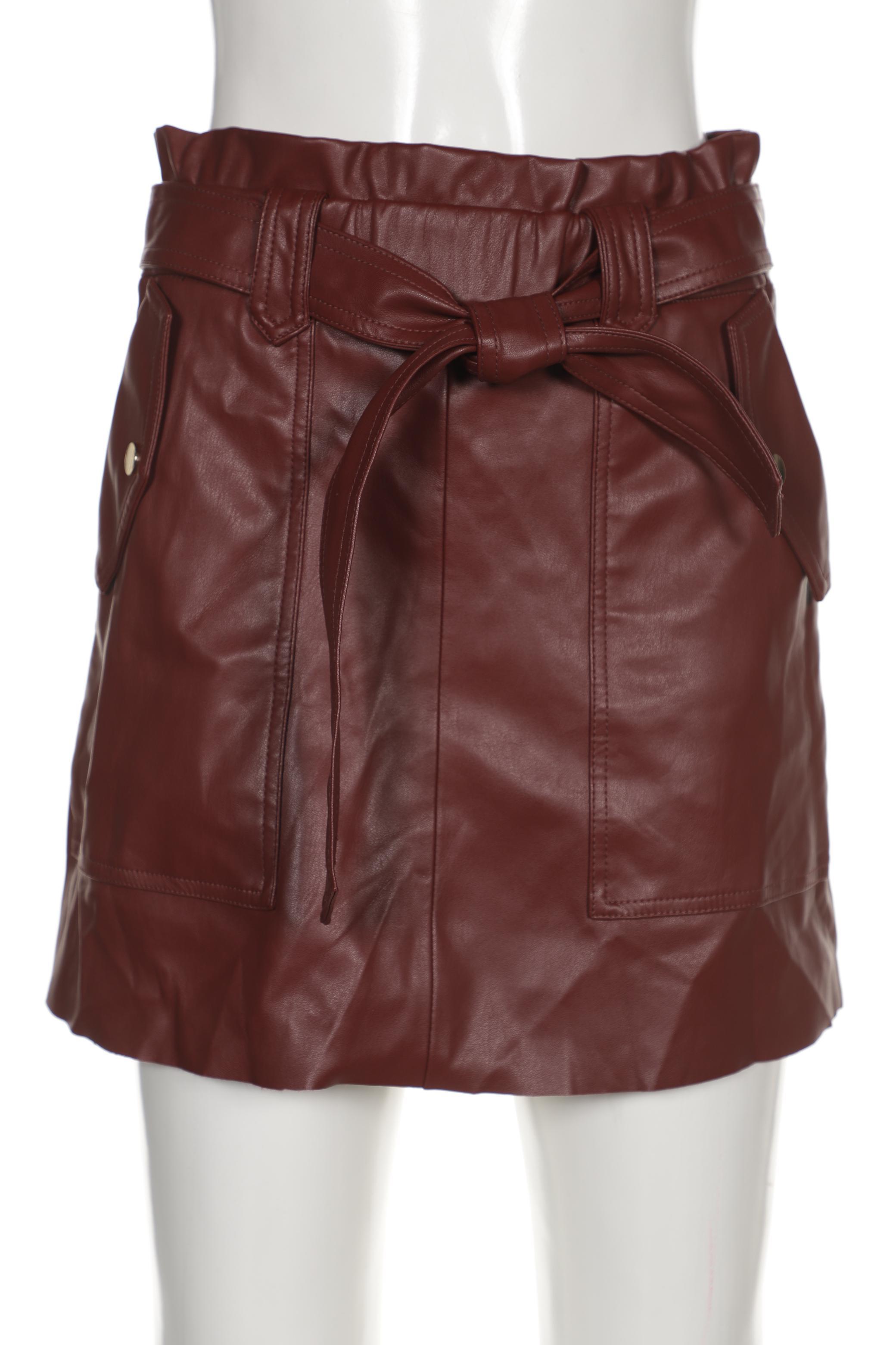 

ZARA Damen Rock, bordeaux