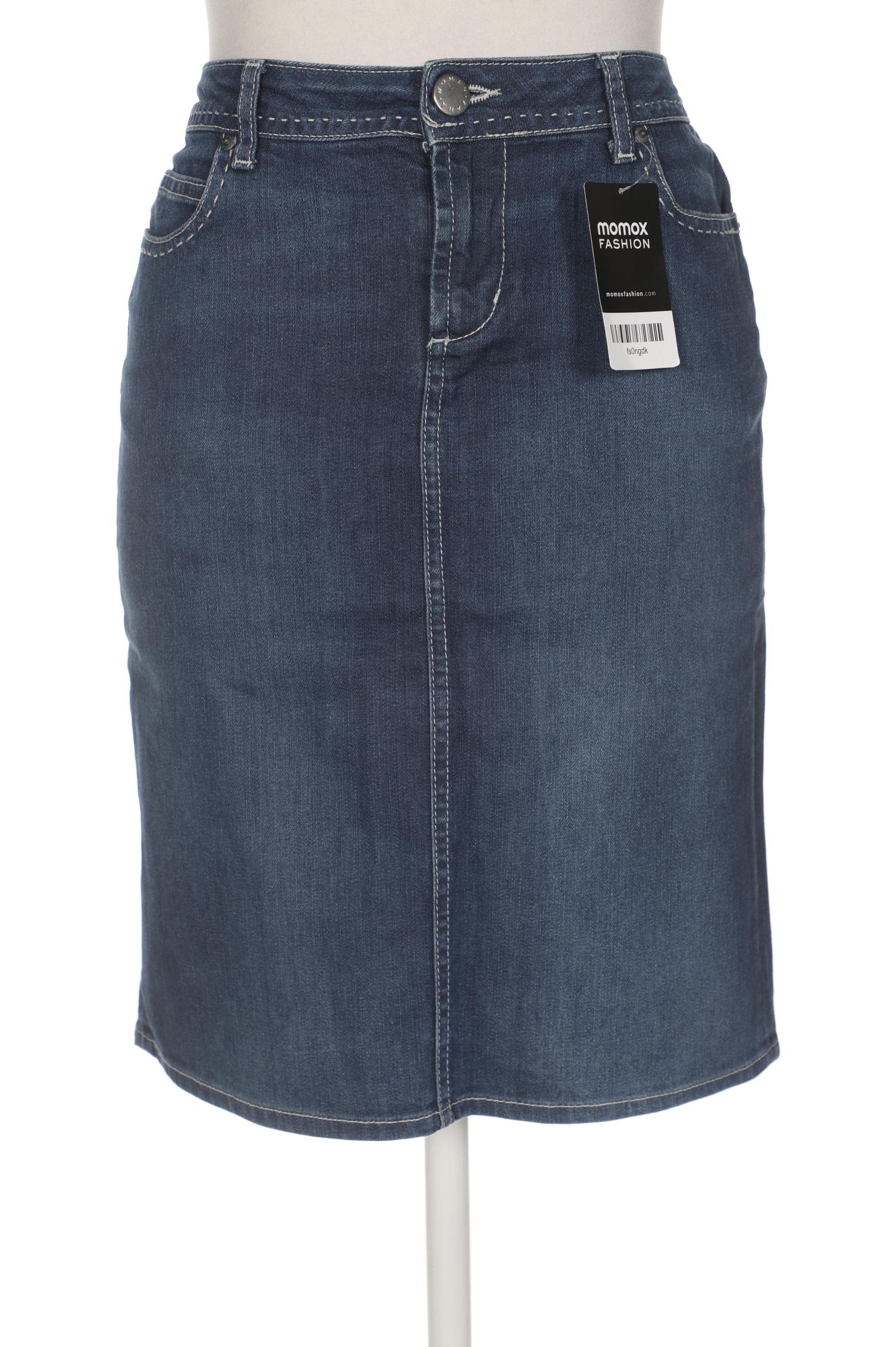 

ZARA Damen Rock, marineblau