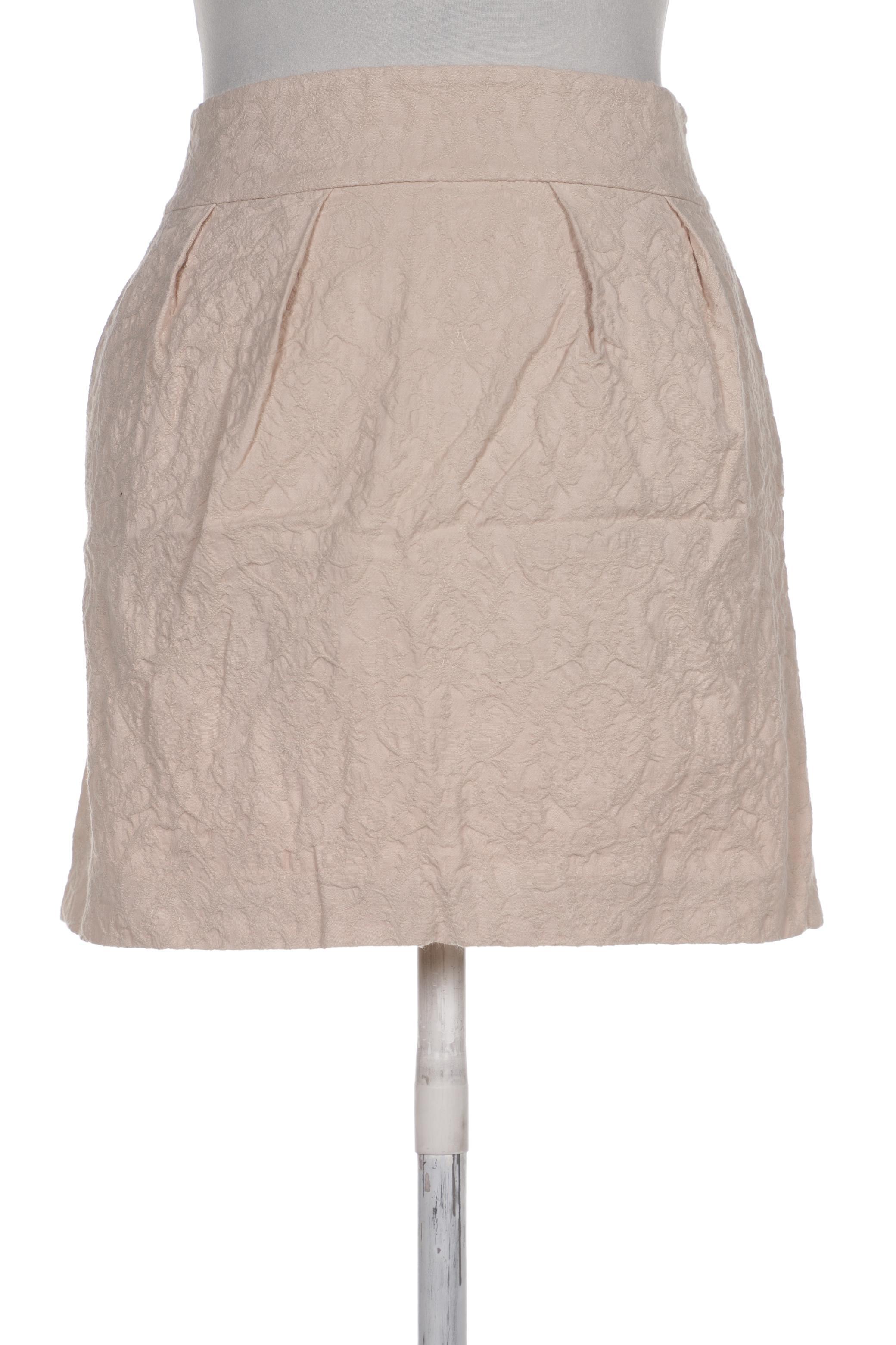 

ZARA Damen Rock, cremeweiß