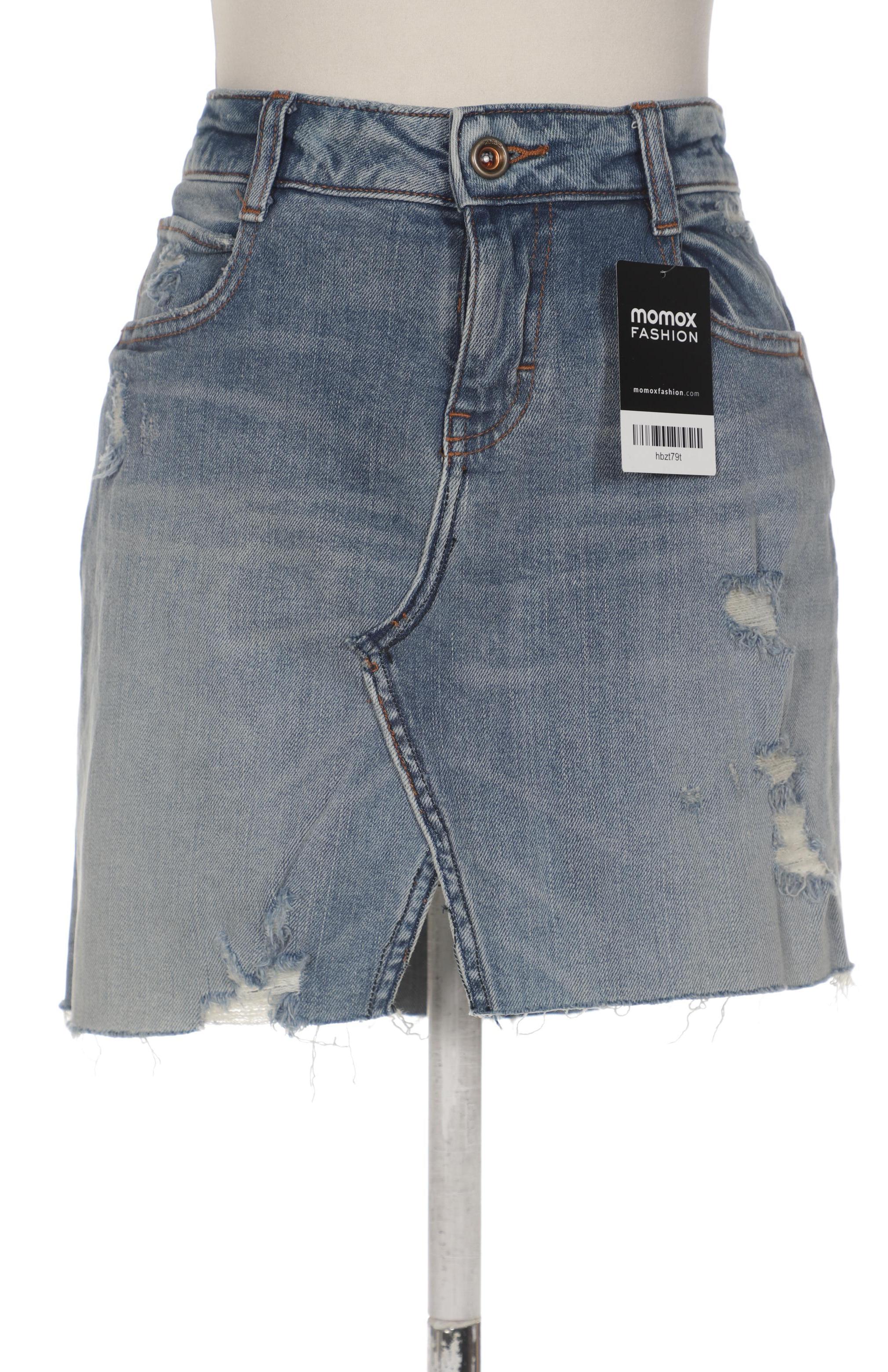 

ZARA Damen Rock, blau