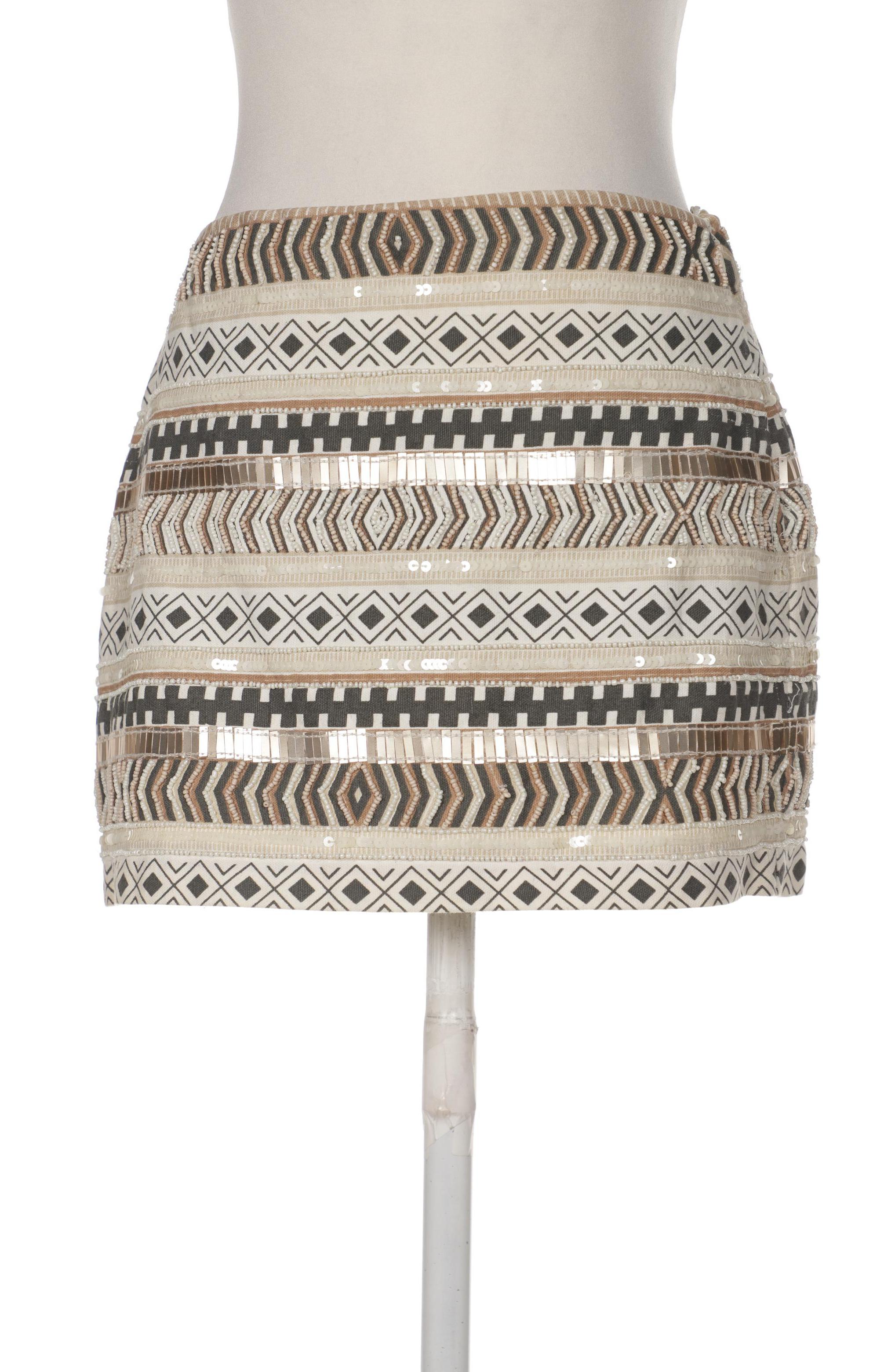

ZARA Damen Rock, cremeweiß