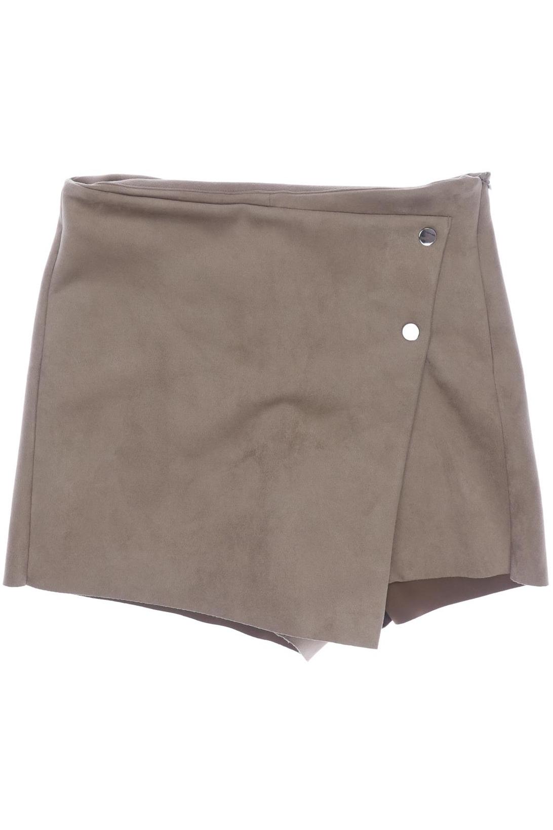 

ZARA Damen Rock, braun
