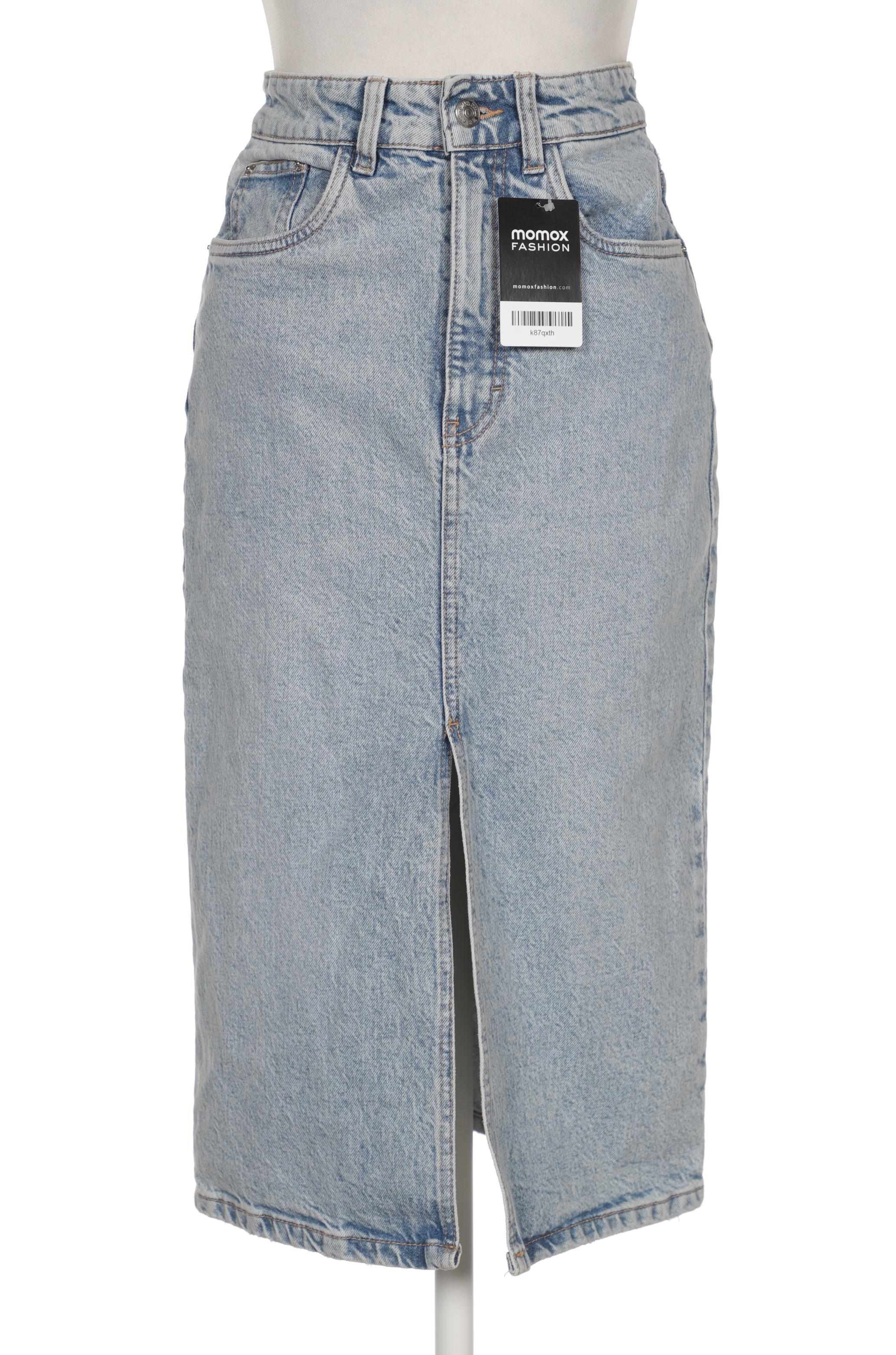 

ZARA Damen Rock, hellblau