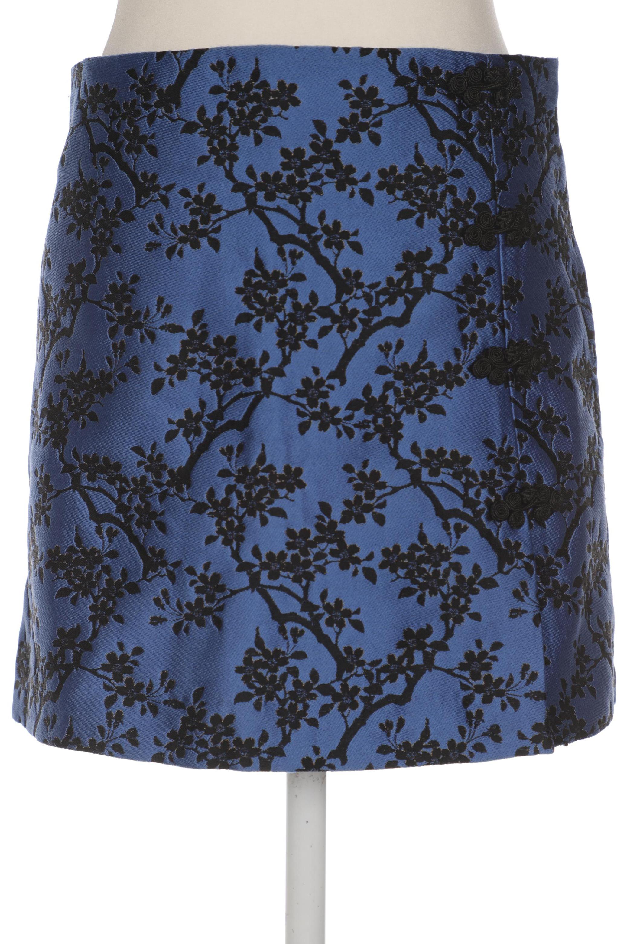 

ZARA Damen Rock, blau