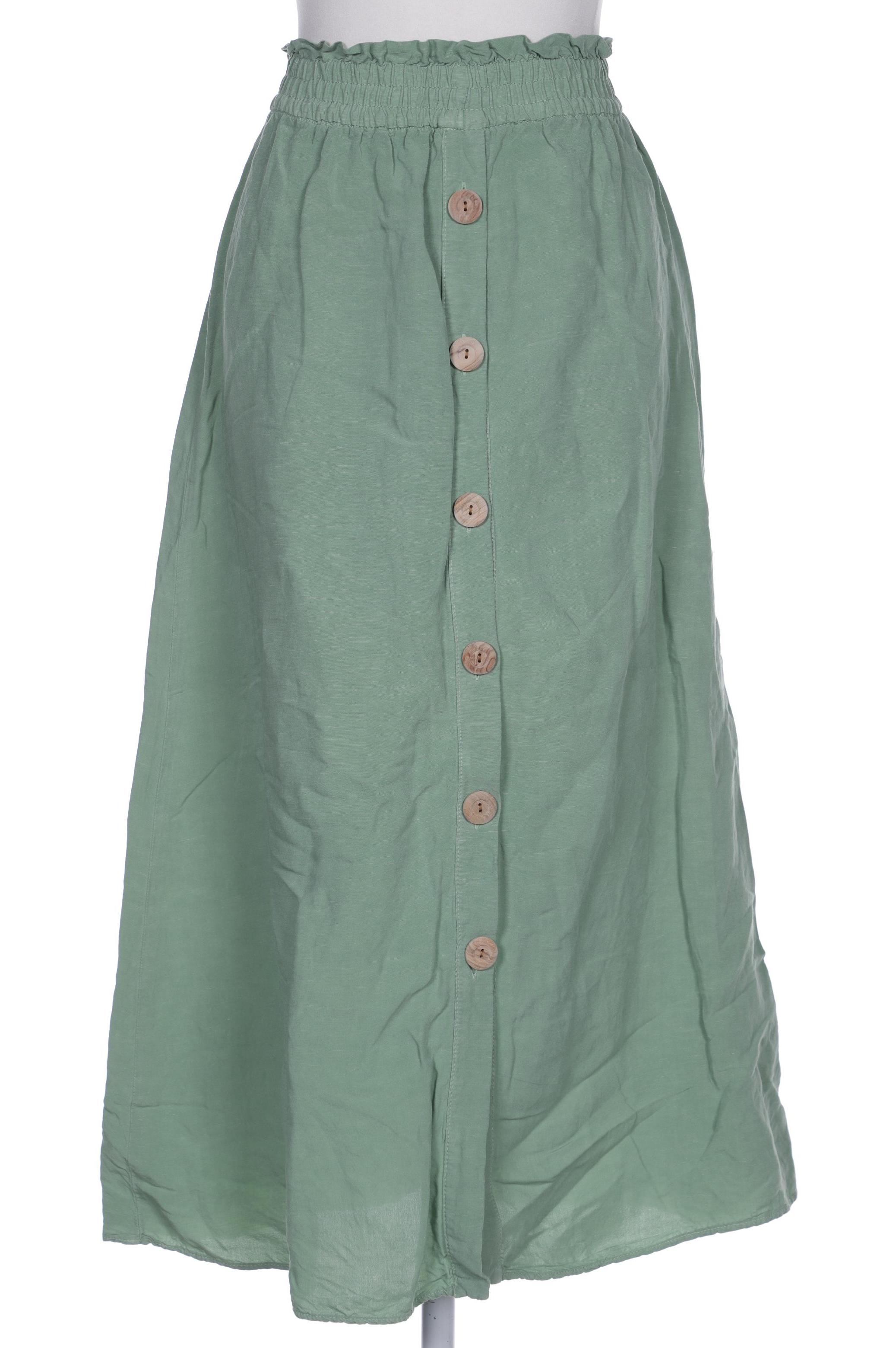 

ZARA Damen Rock, hellgrün