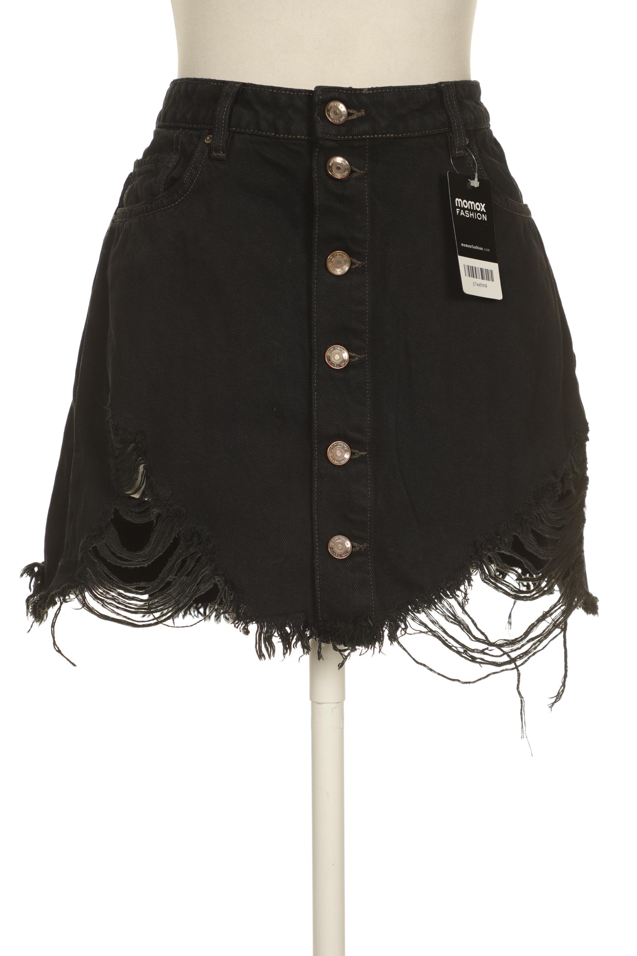 

ZARA Damen Rock, schwarz