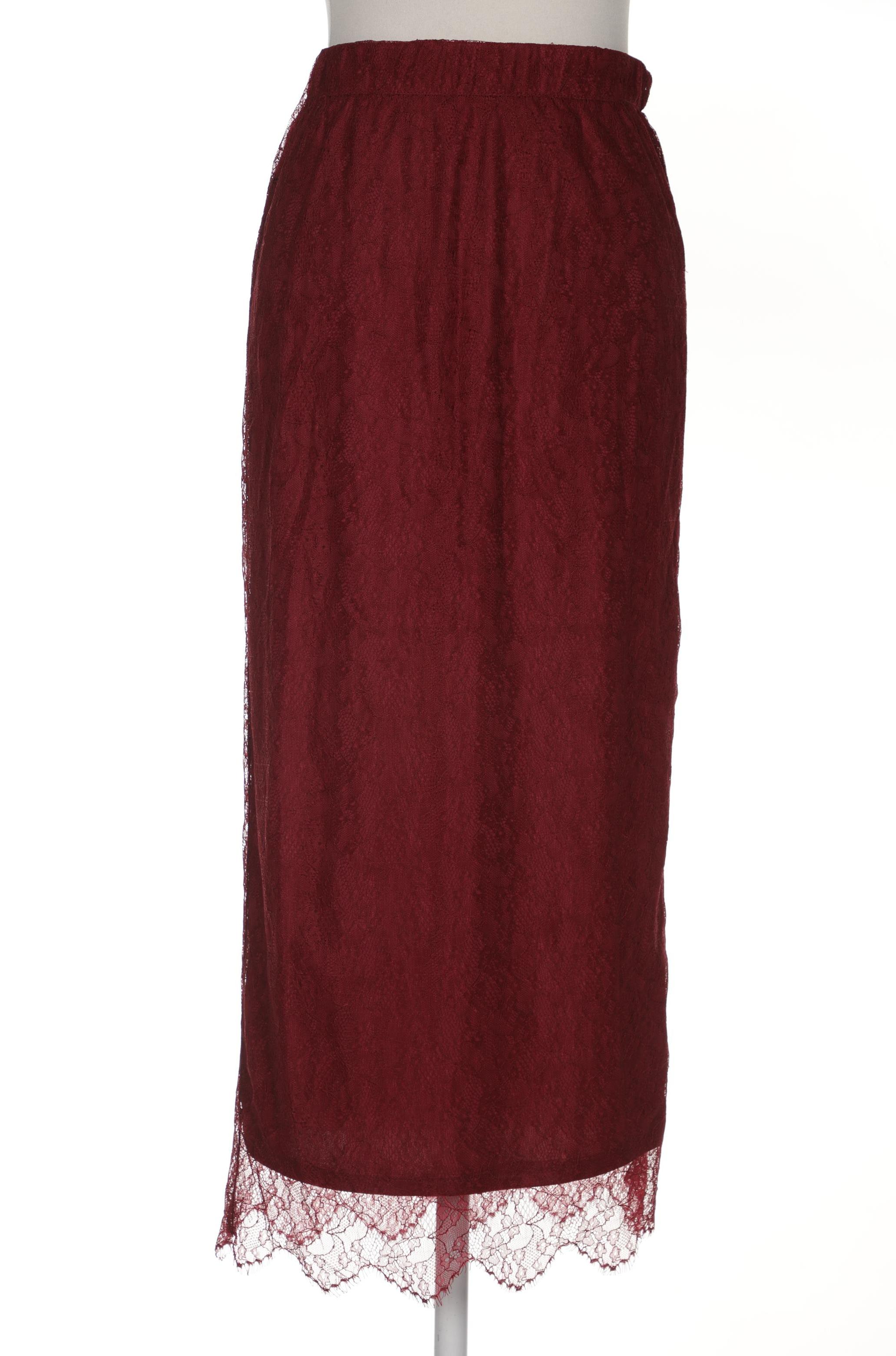 

ZARA Damen Rock, bordeaux