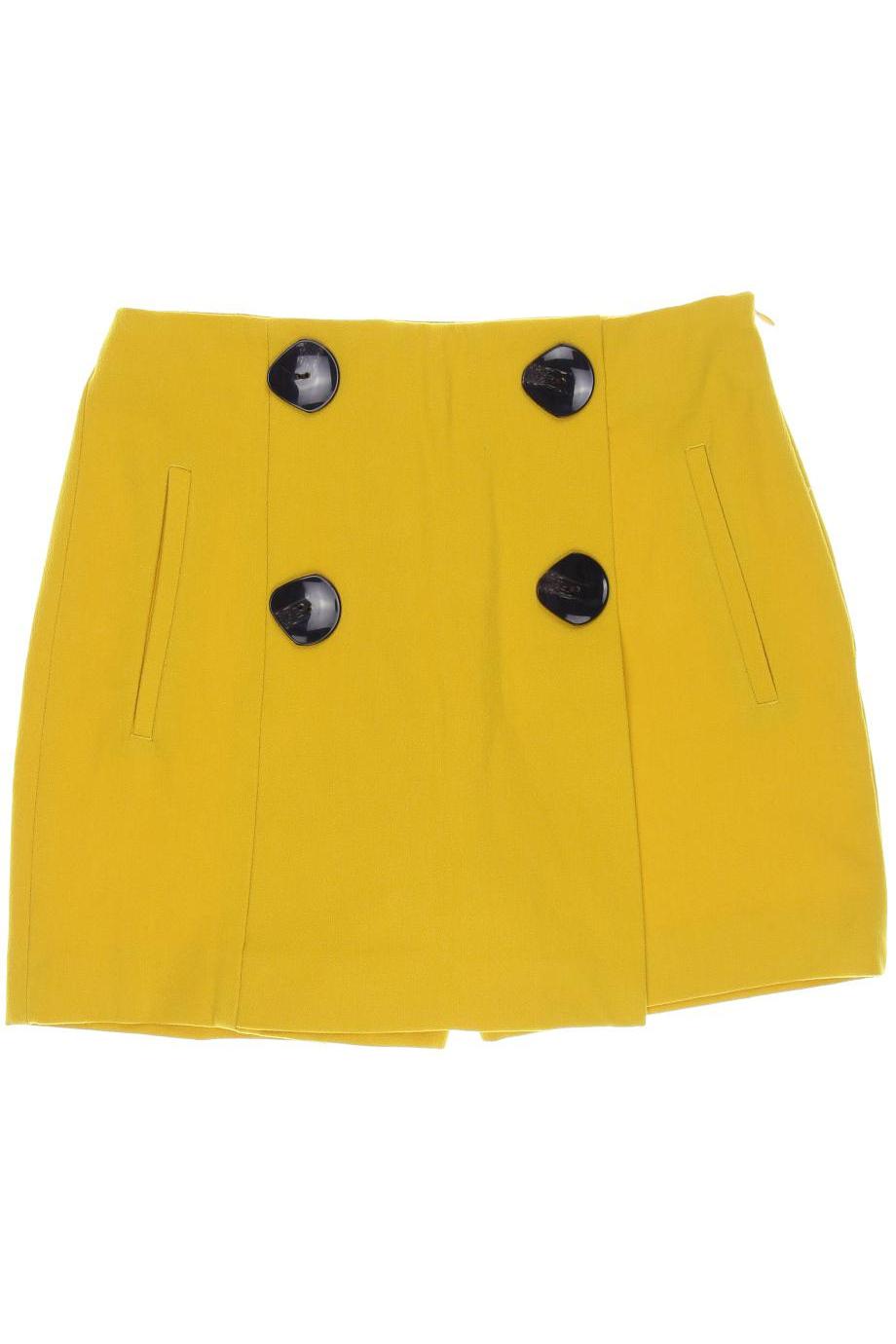 

ZARA Damen Rock, gelb