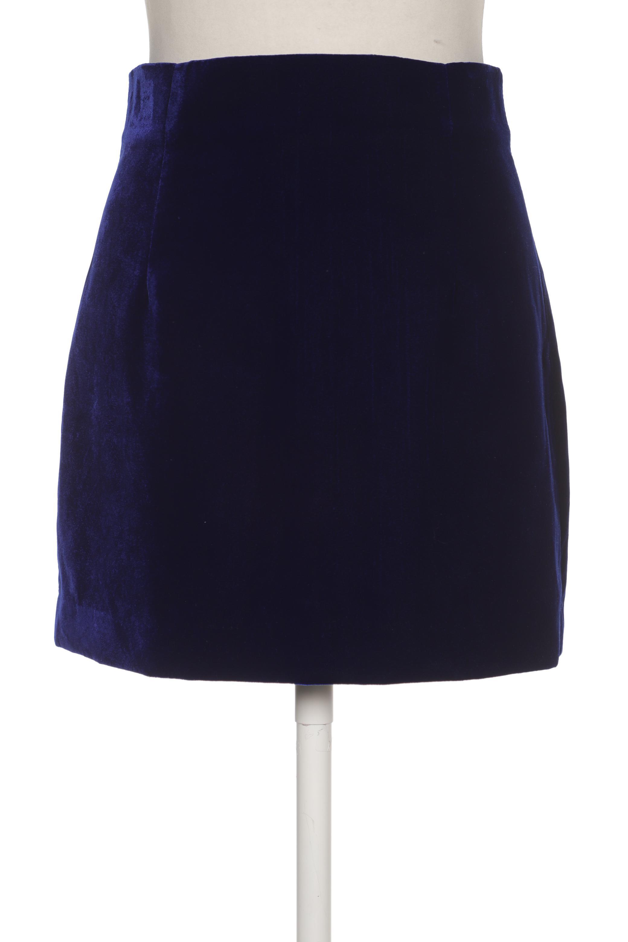 

ZARA Damen Rock, marineblau