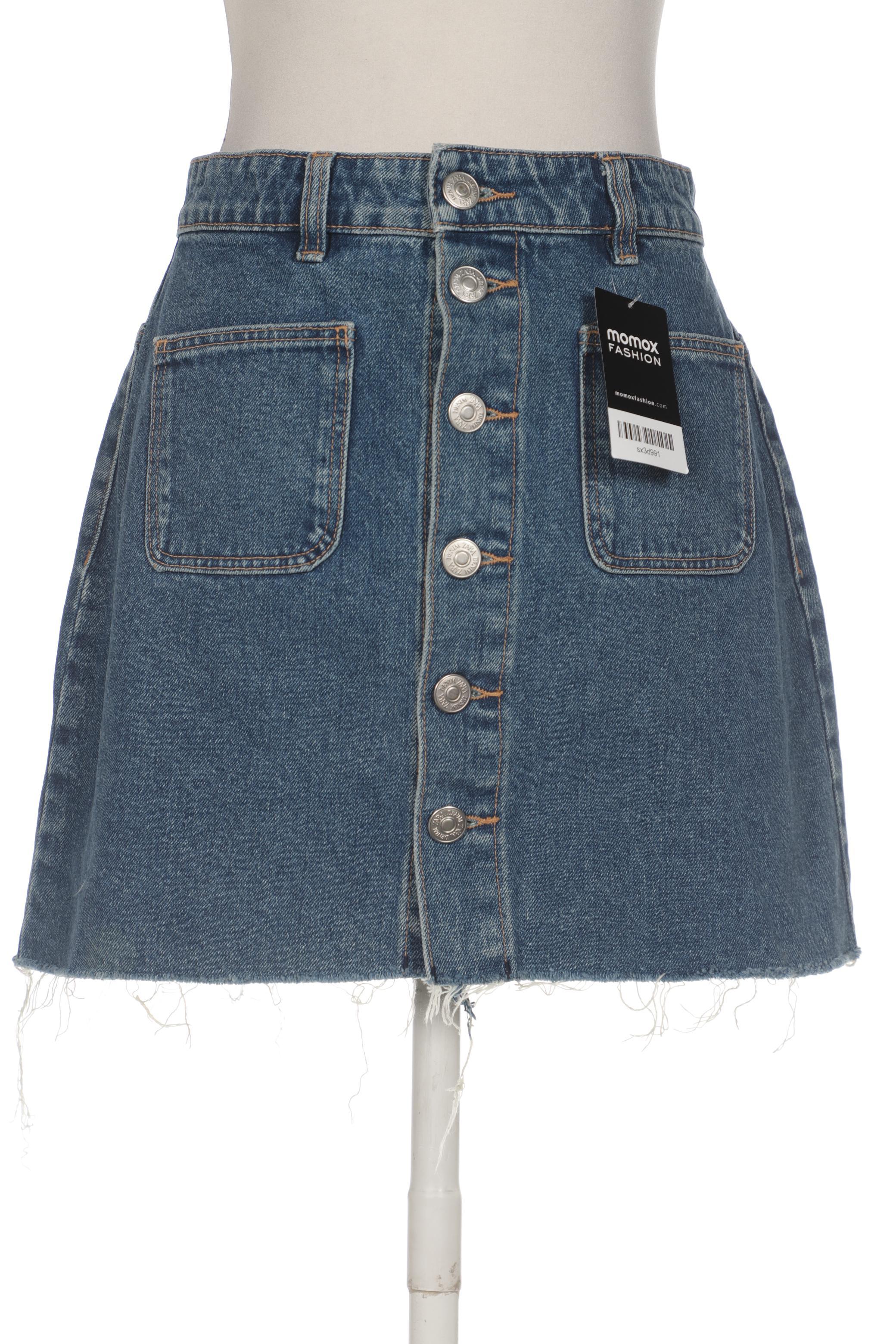 

ZARA Damen Rock, blau