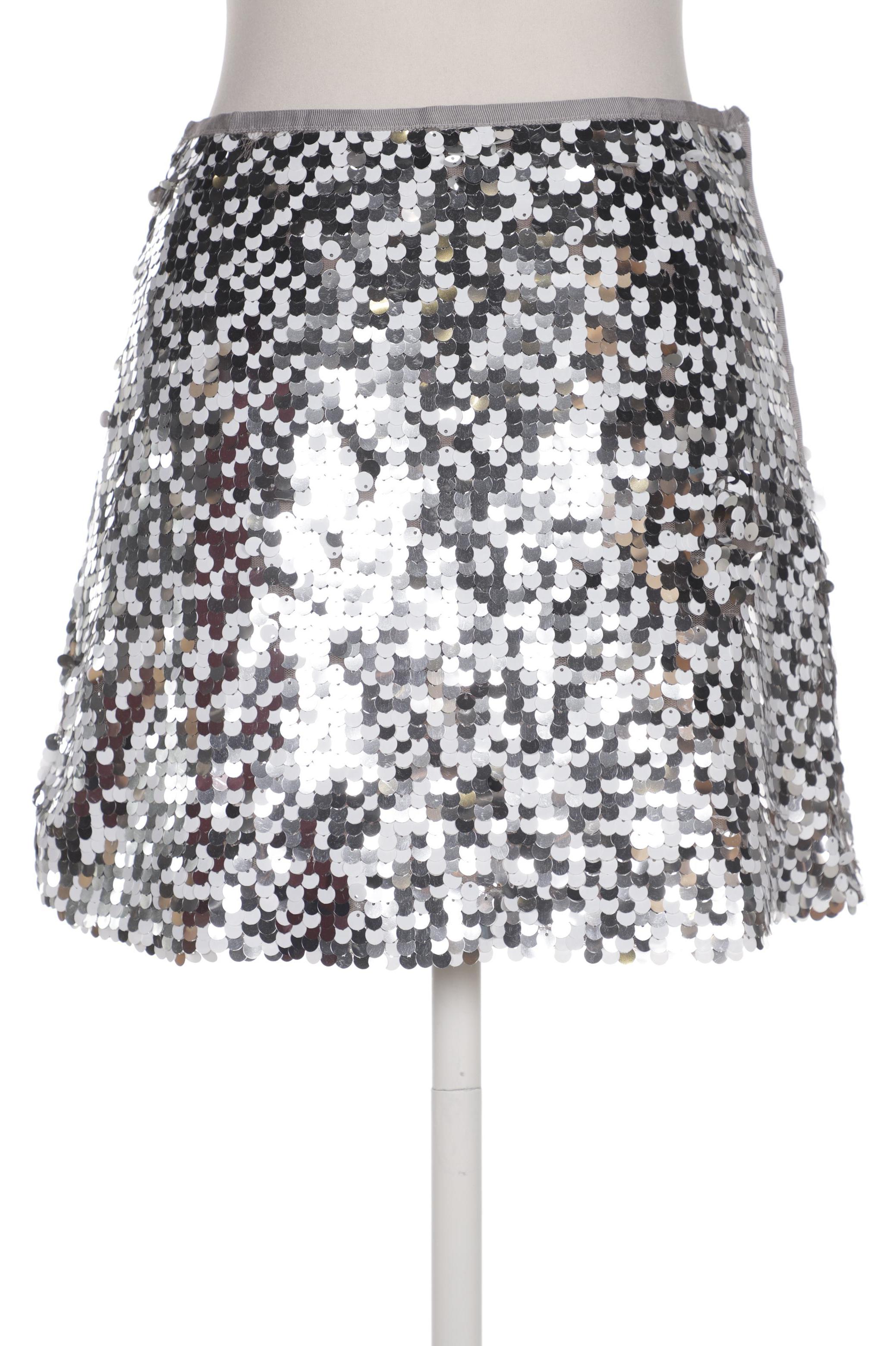 

ZARA Damen Rock, silber