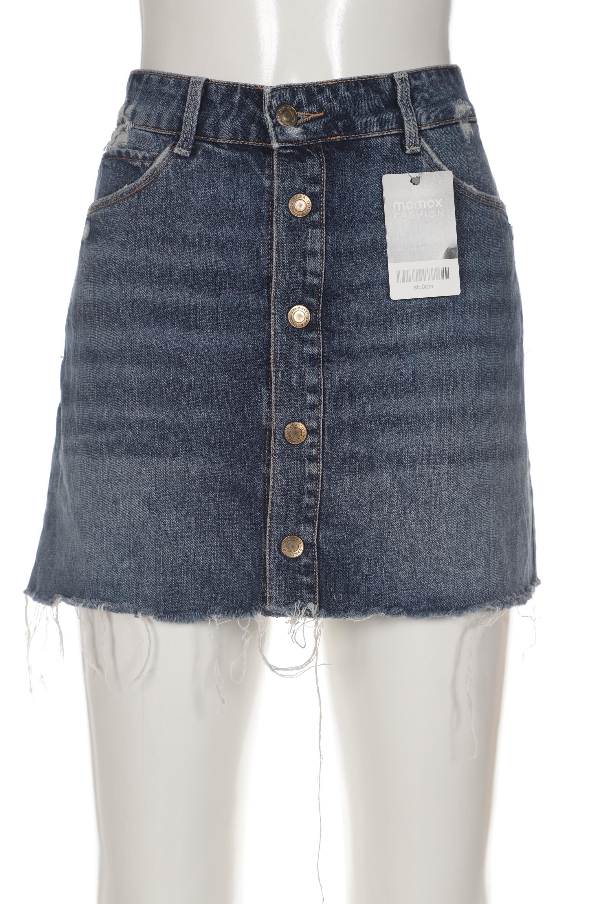 

ZARA Damen Rock, blau