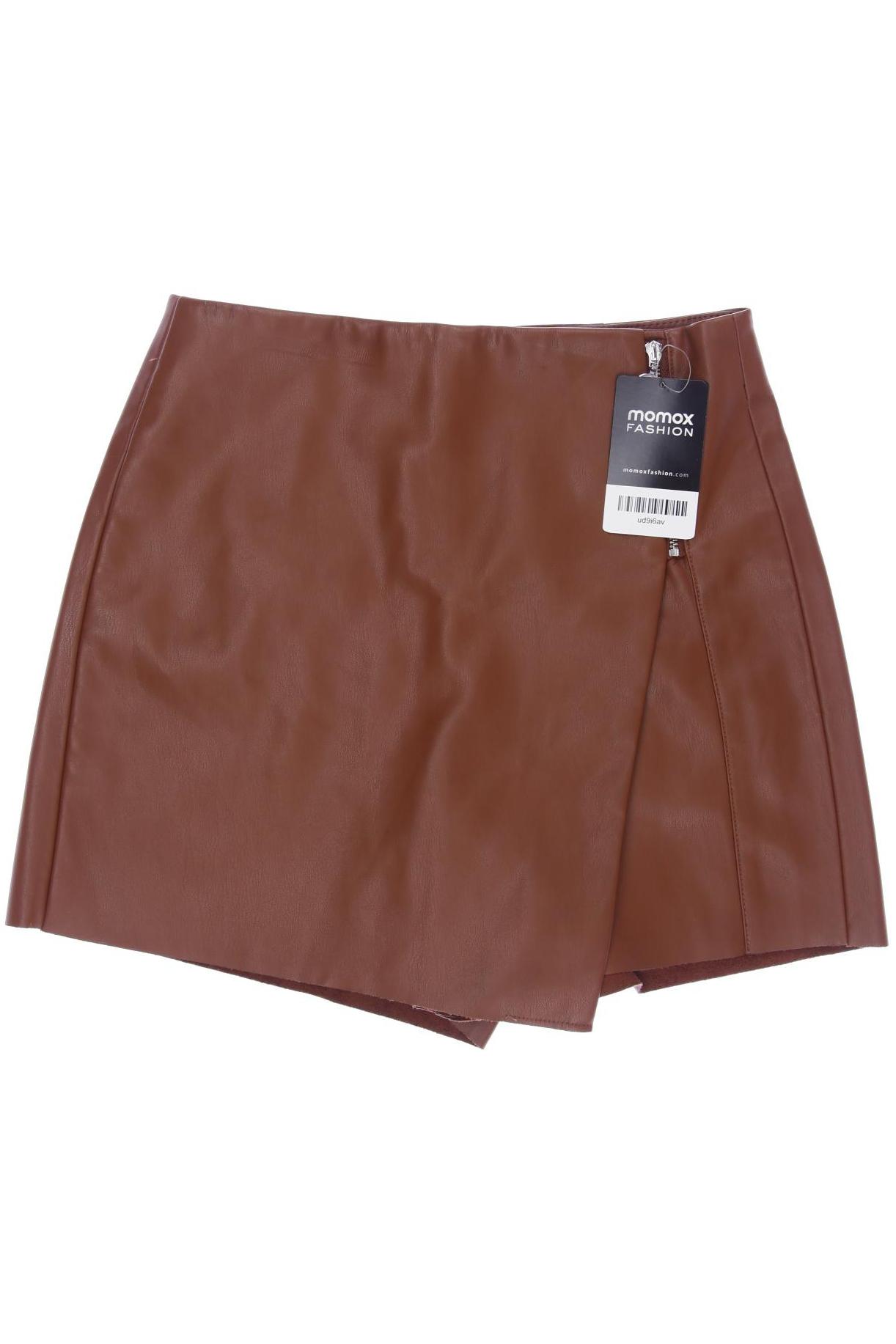 

ZARA Damen Rock, braun
