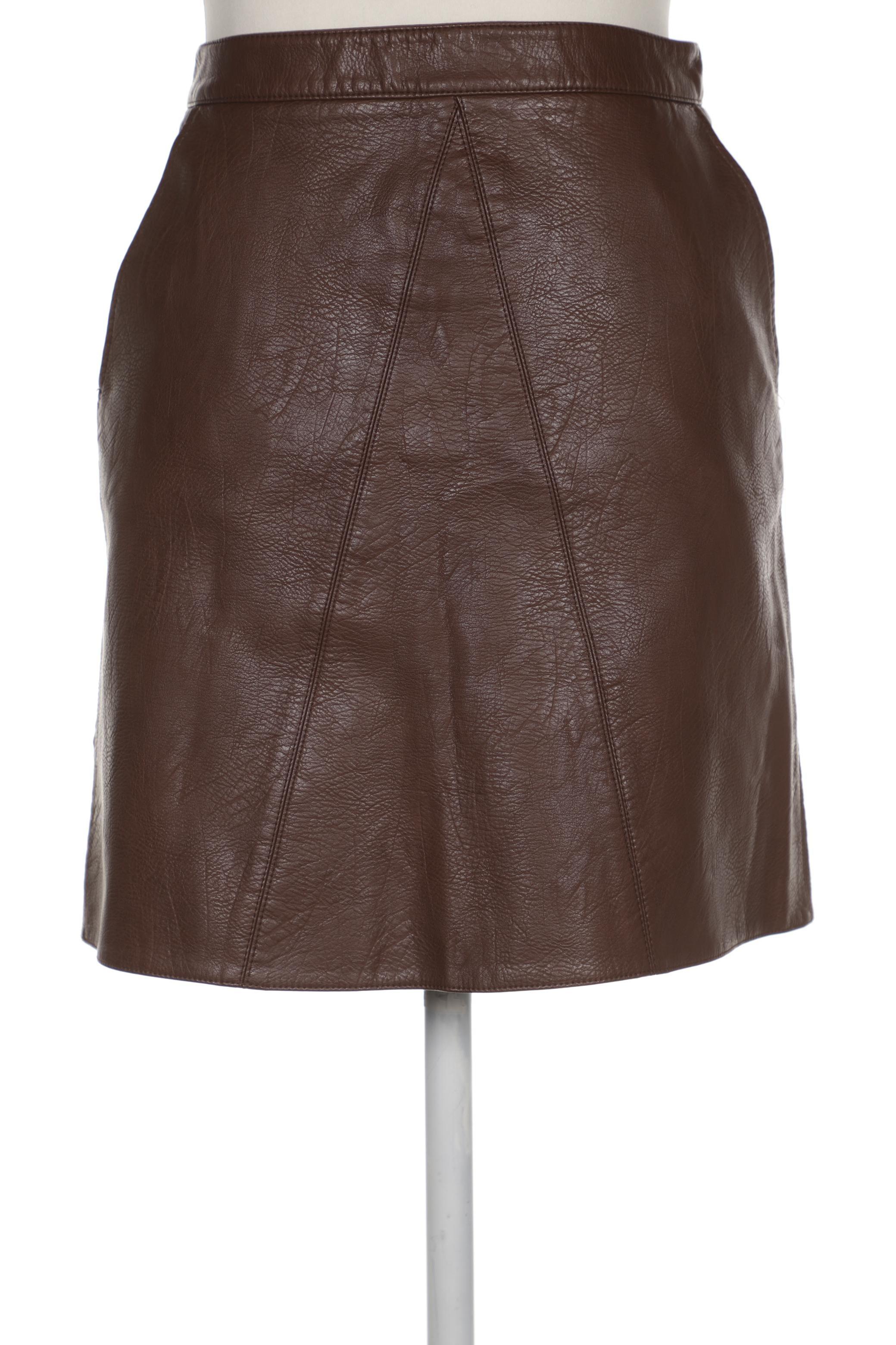 

ZARA Damen Rock, braun