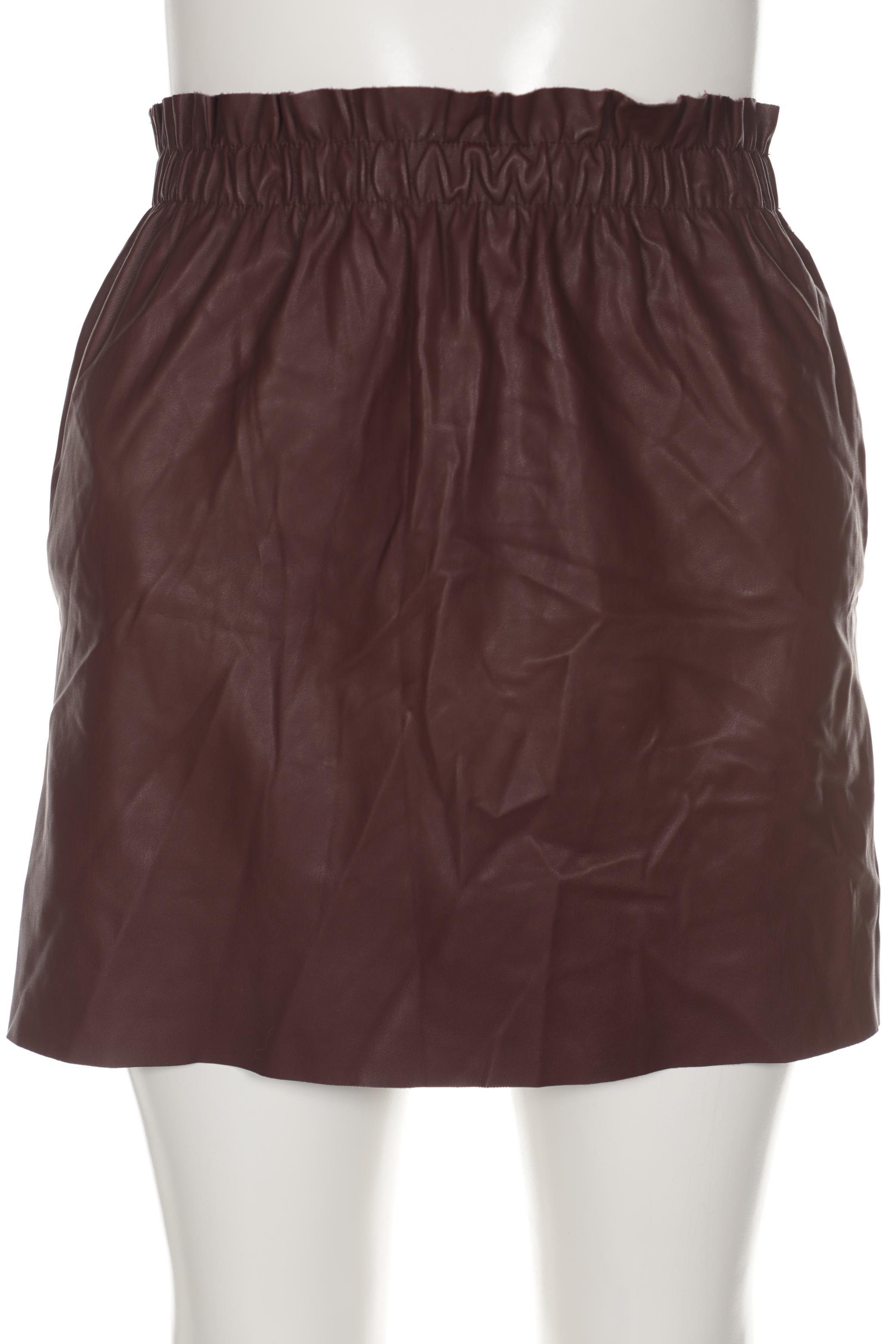 

ZARA Damen Rock, bordeaux