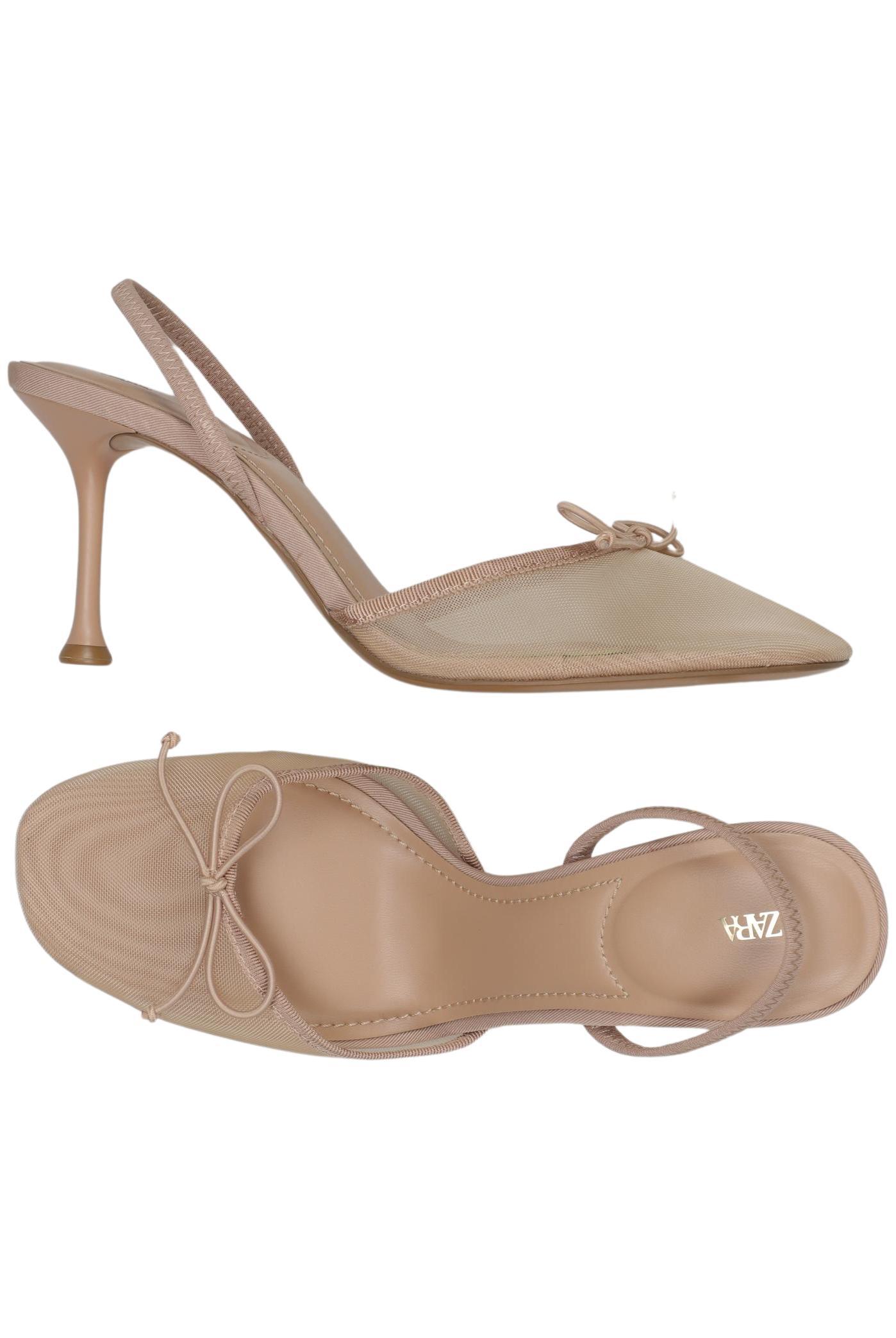 

Zara Damen Sandale, beige, Gr. 41