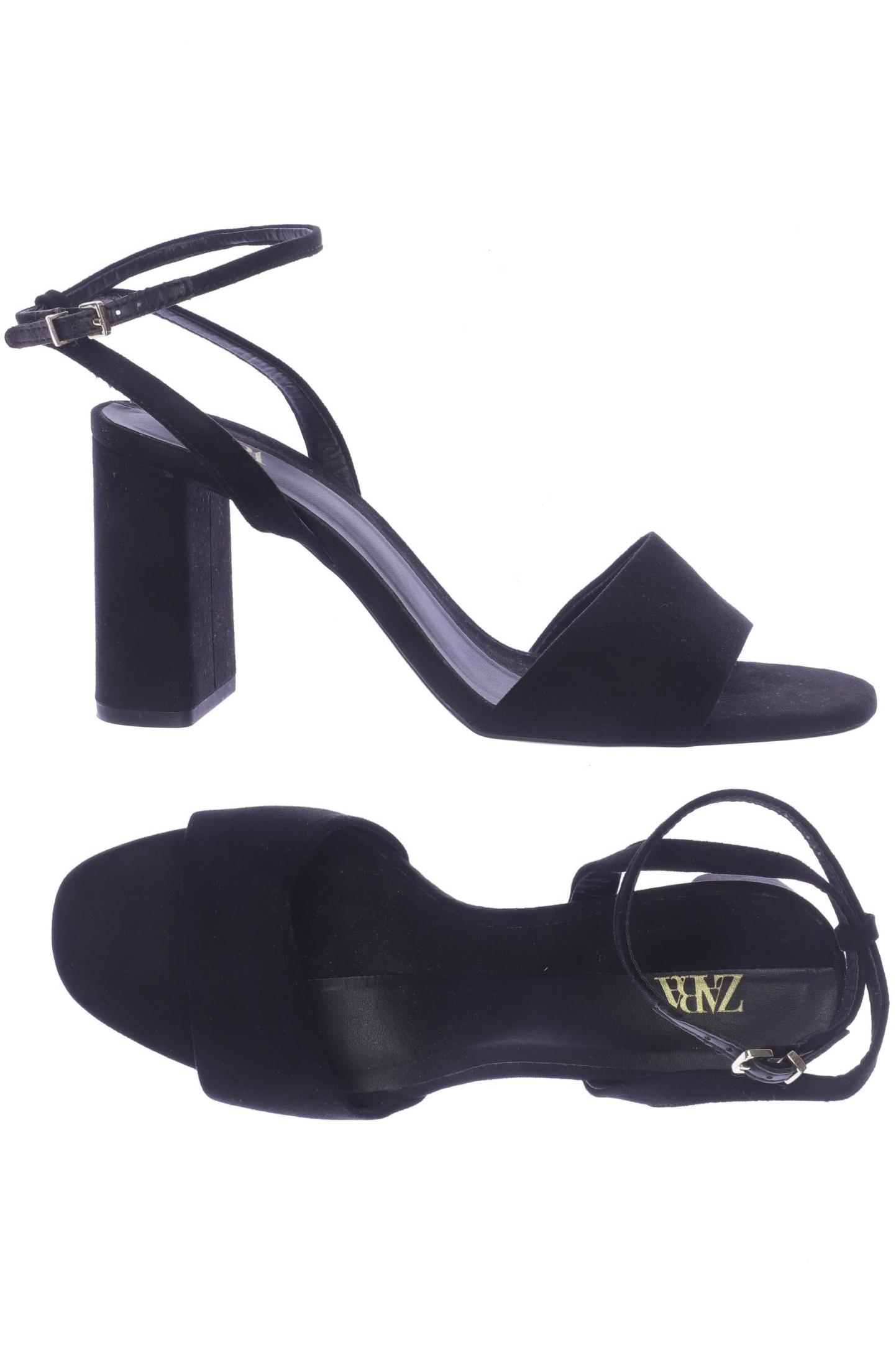 

Zara Damen Sandale, schwarz, Gr. 39
