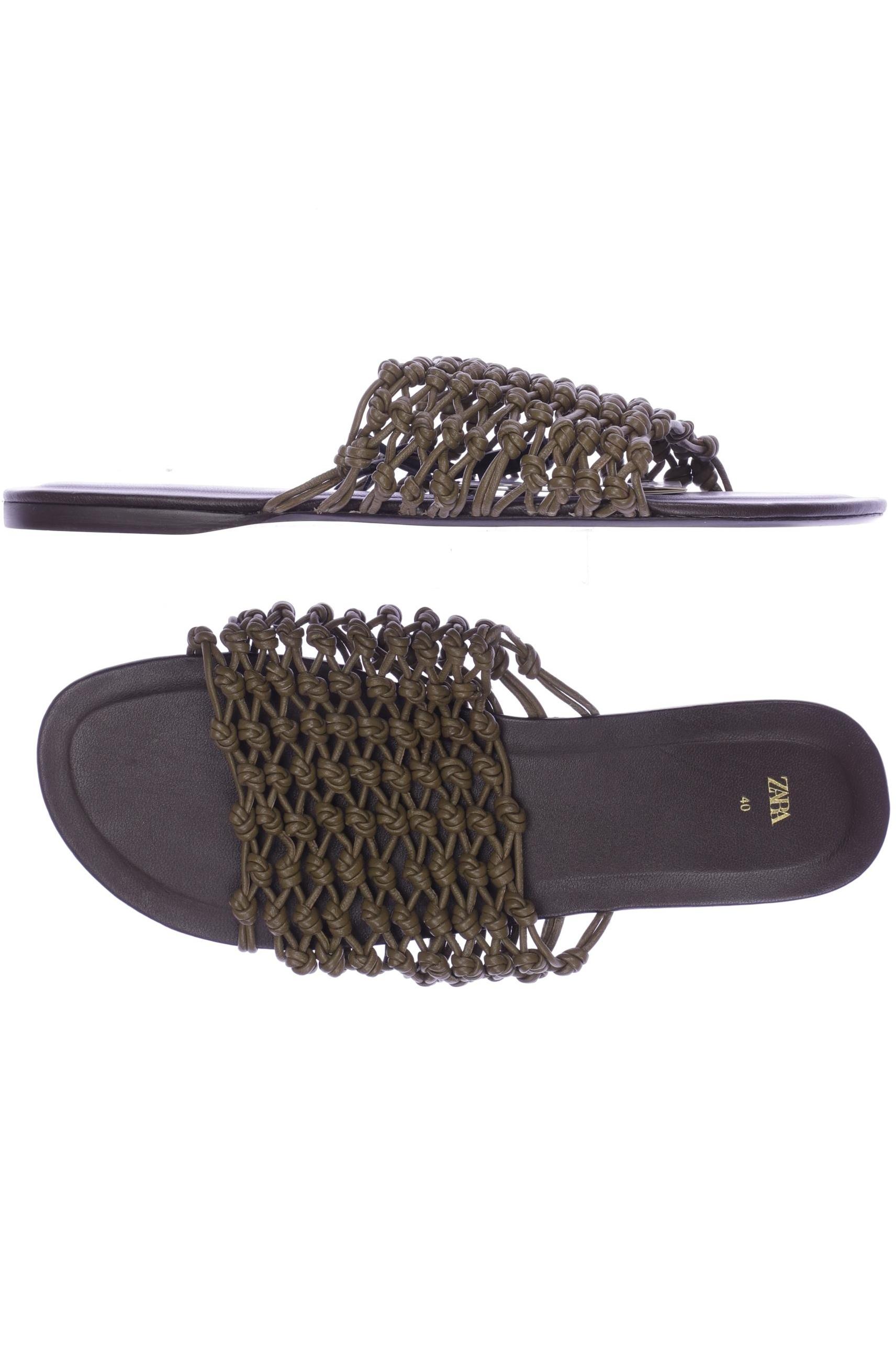 

Zara Damen Sandale, braun, Gr. 40