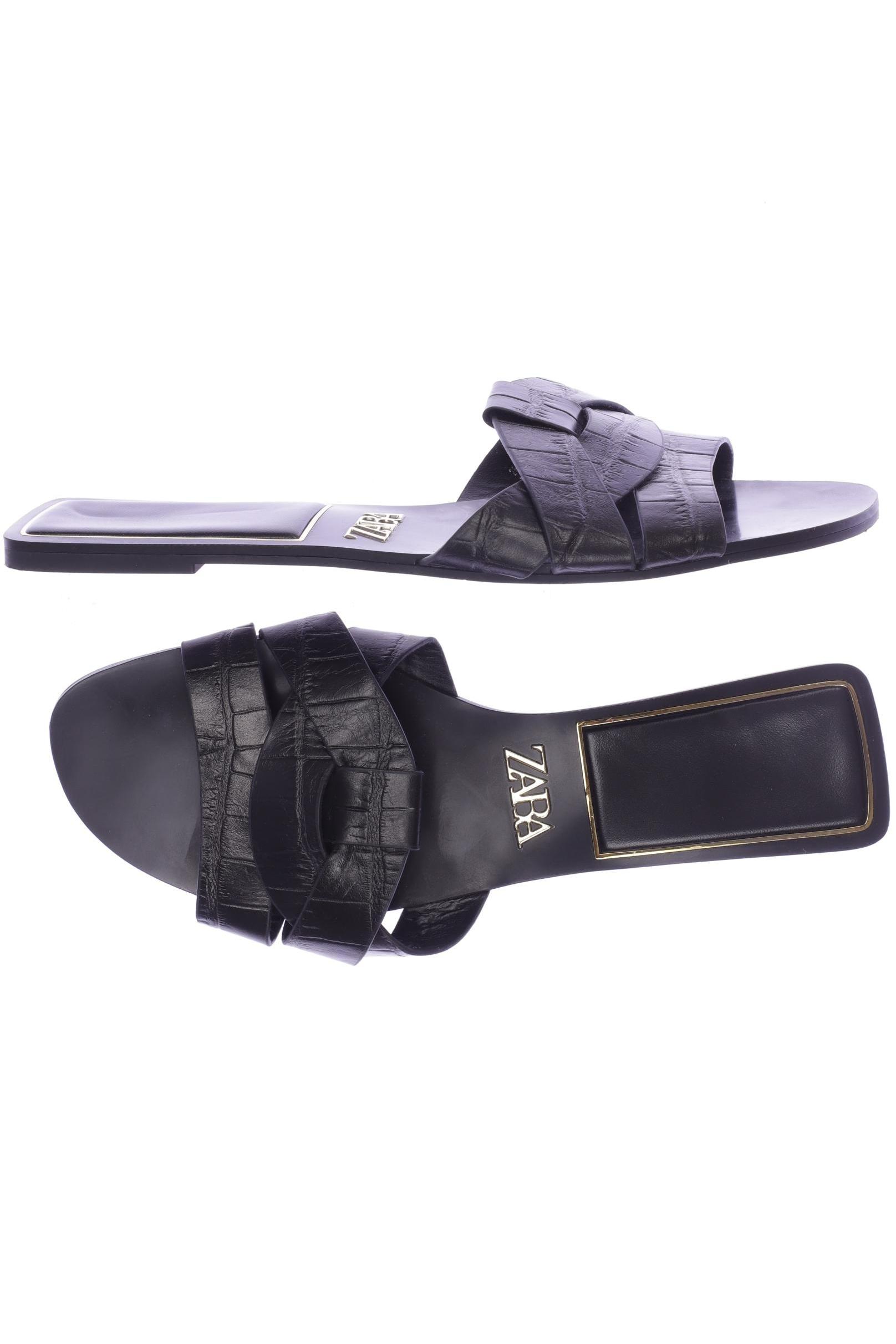 

Zara Damen Sandale, schwarz, Gr. 38