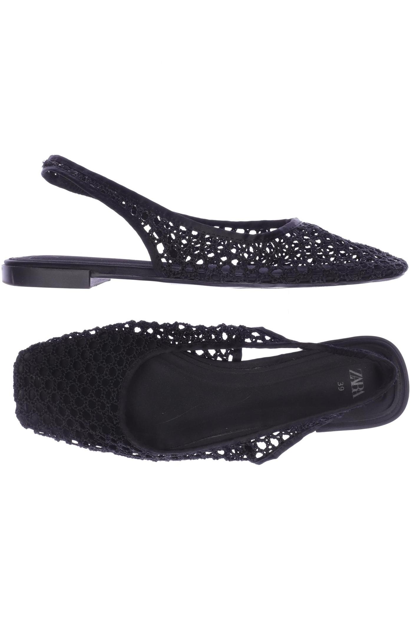 

Zara Damen Sandale, schwarz, Gr. 39