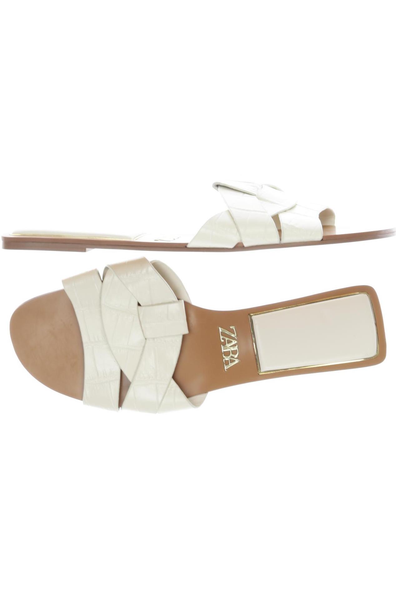 

Zara Damen Sandale, beige, Gr. 38