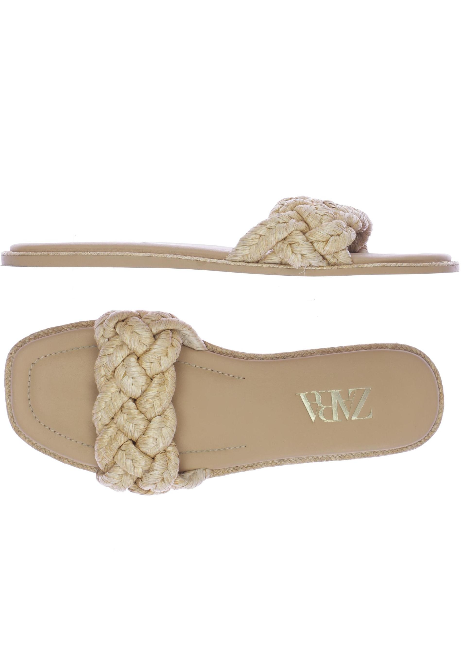 

Zara Damen Sandale, beige, Gr. 39
