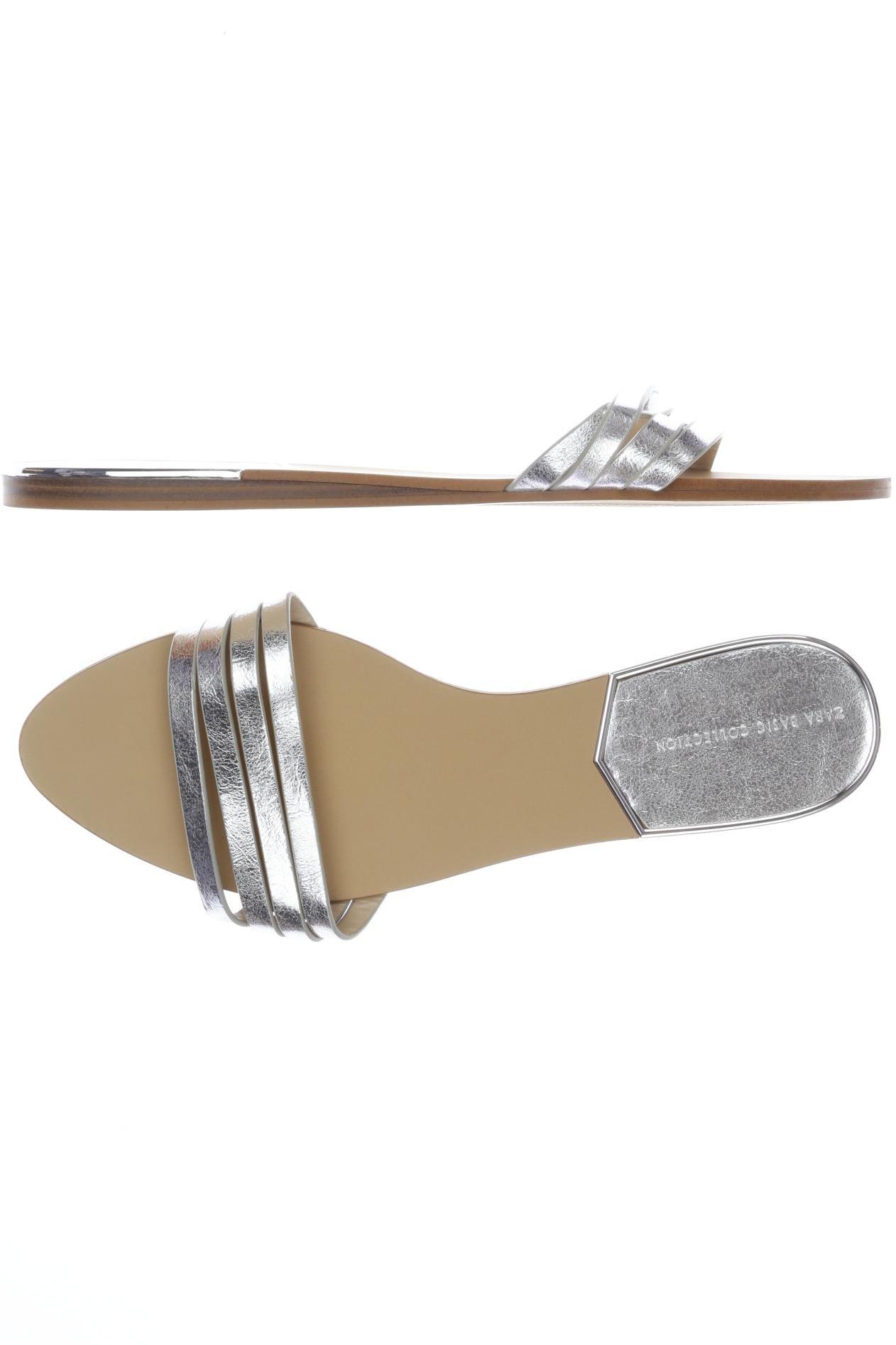 

Zara Damen Sandale, silber, Gr. 39