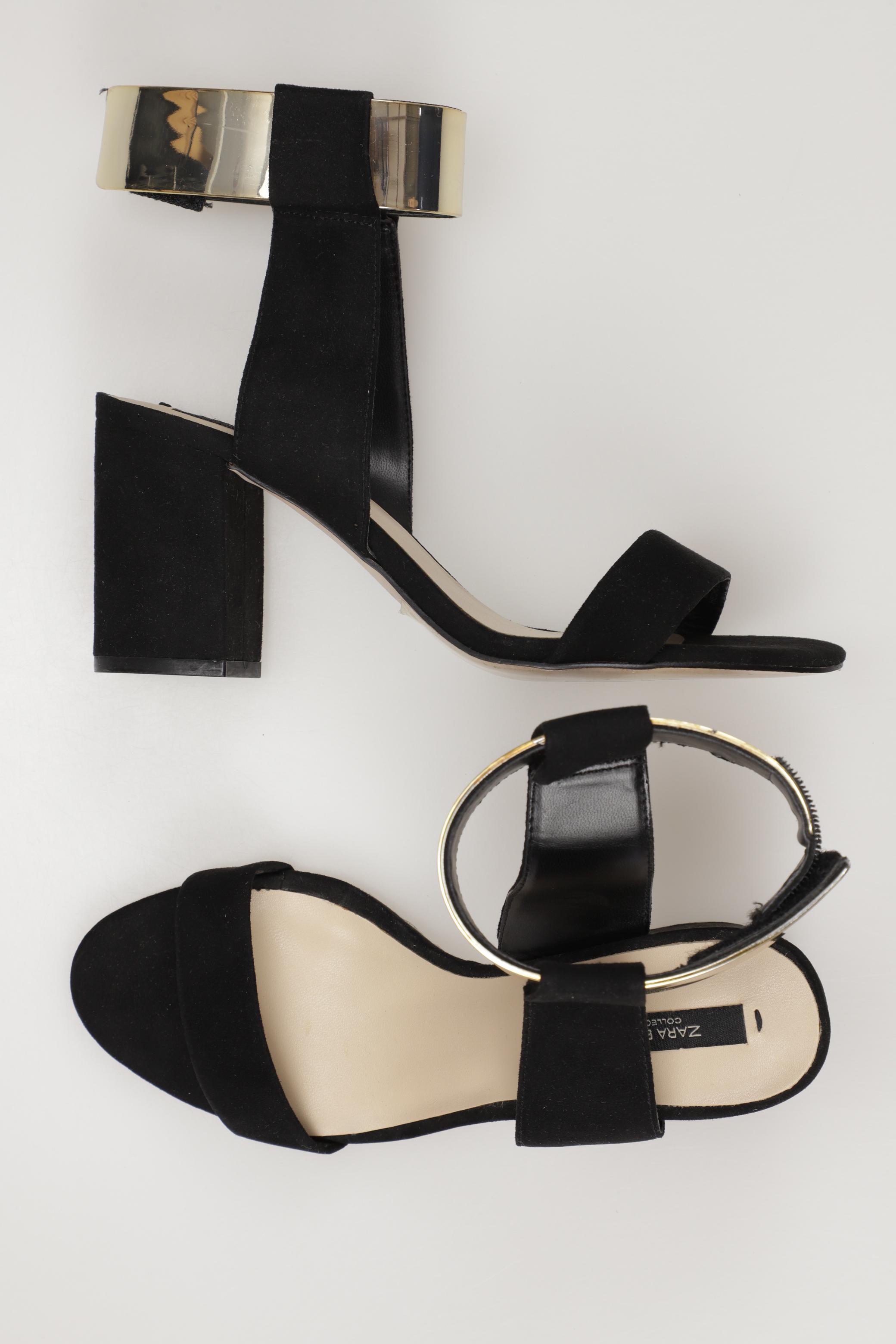 

Zara Damen Sandale, schwarz, Gr. 37