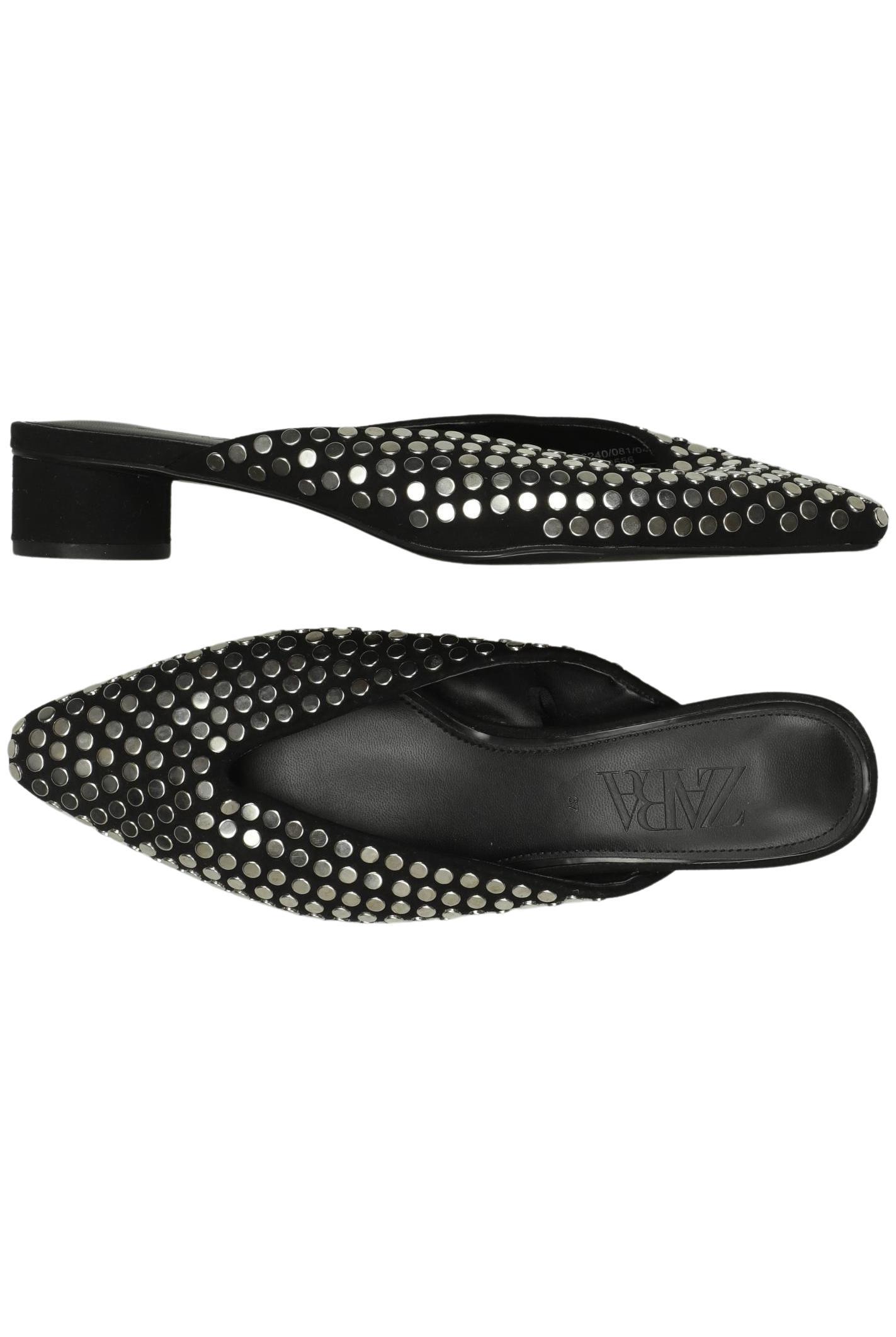 

Zara Damen Sandale, schwarz, Gr. 37