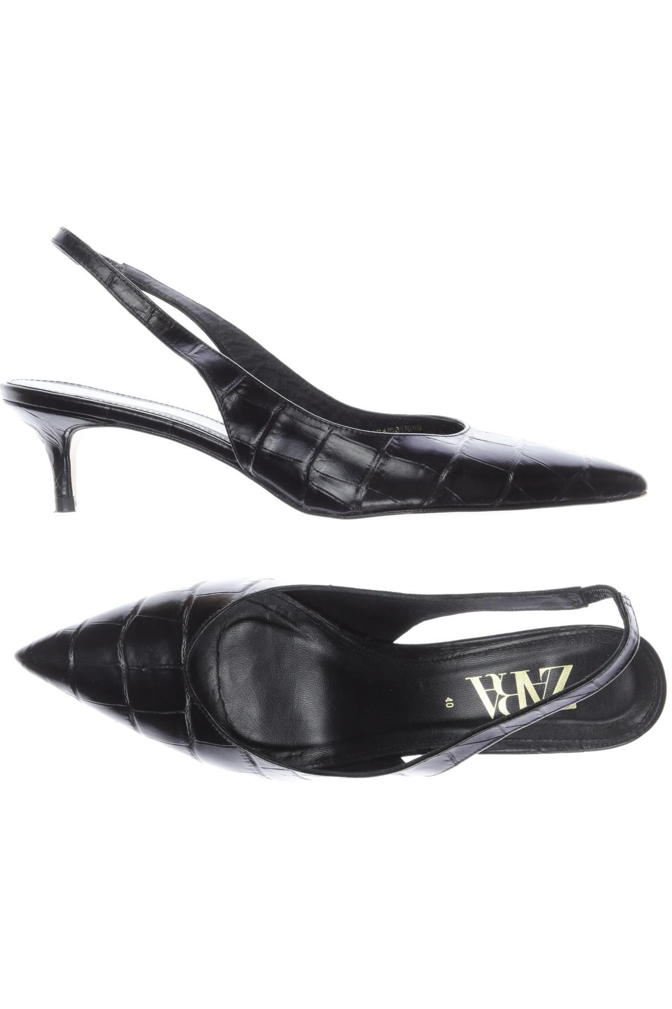 

Zara Damen Sandale, schwarz, Gr. 40