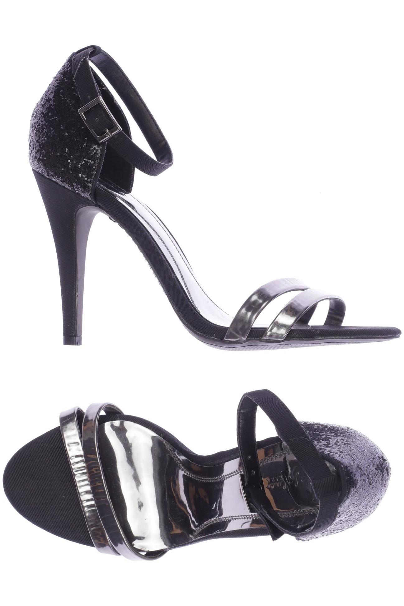

ZARA Damen Sandale, schwarz