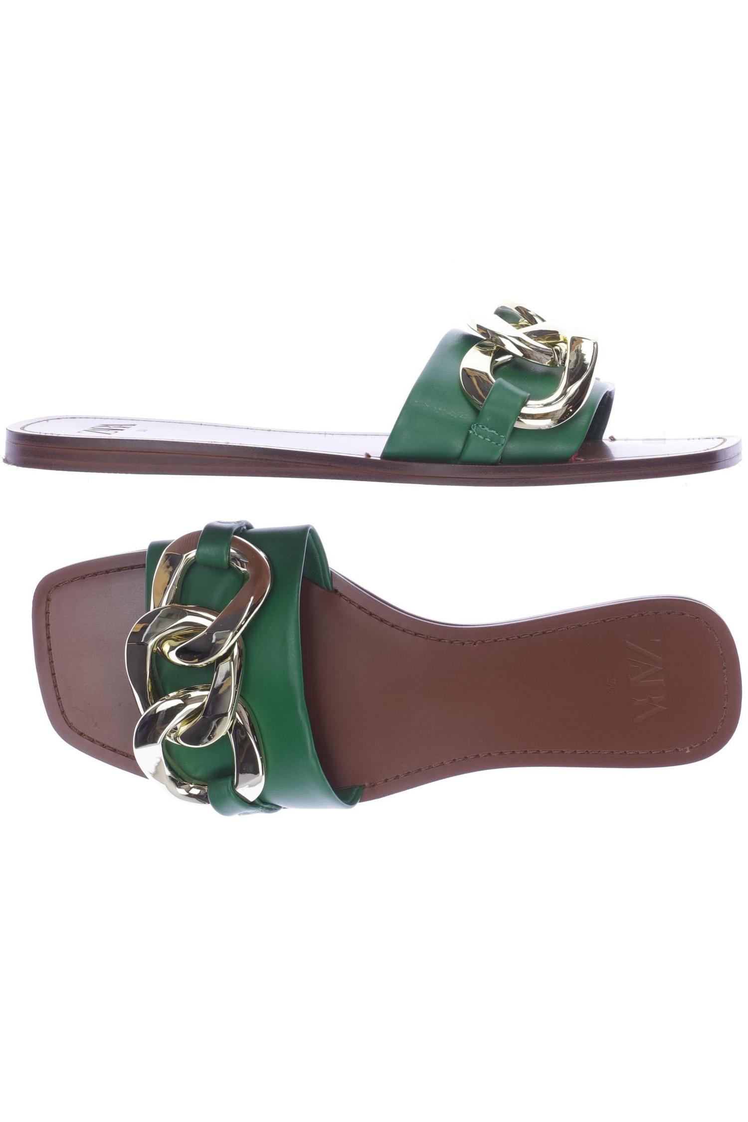 

Zara Damen Sandale, grün, Gr. 39