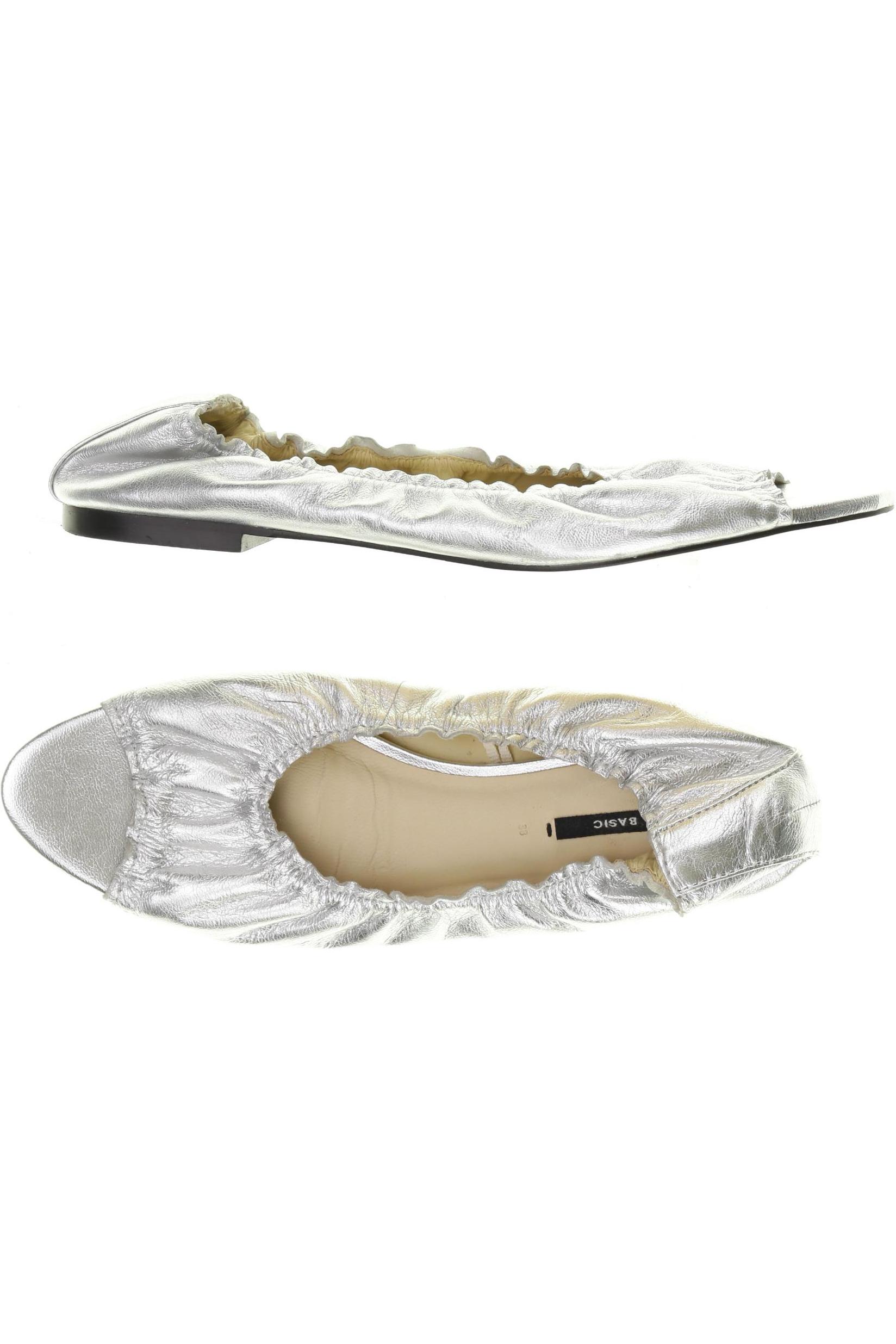 

Zara Damen Sandale, silber, Gr. 38