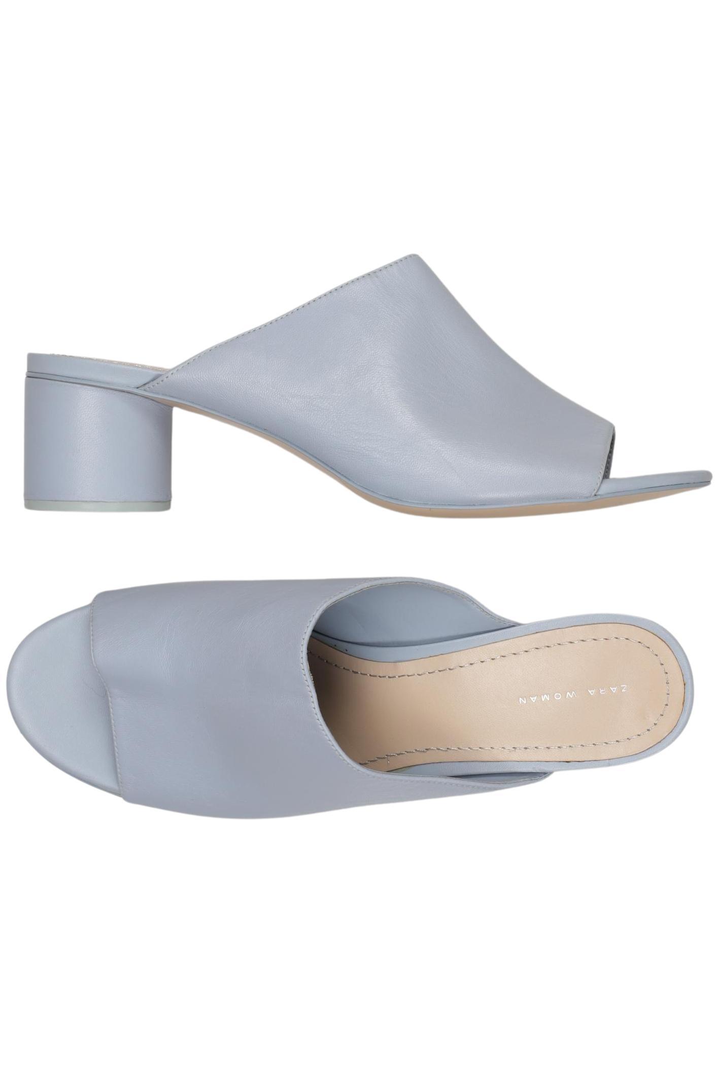

Zara Damen Sandale, hellblau, Gr. 41