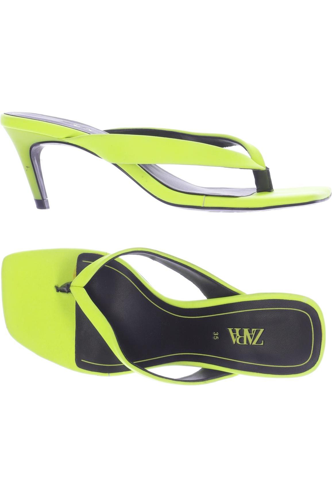 

ZARA Damen Sandale, neon