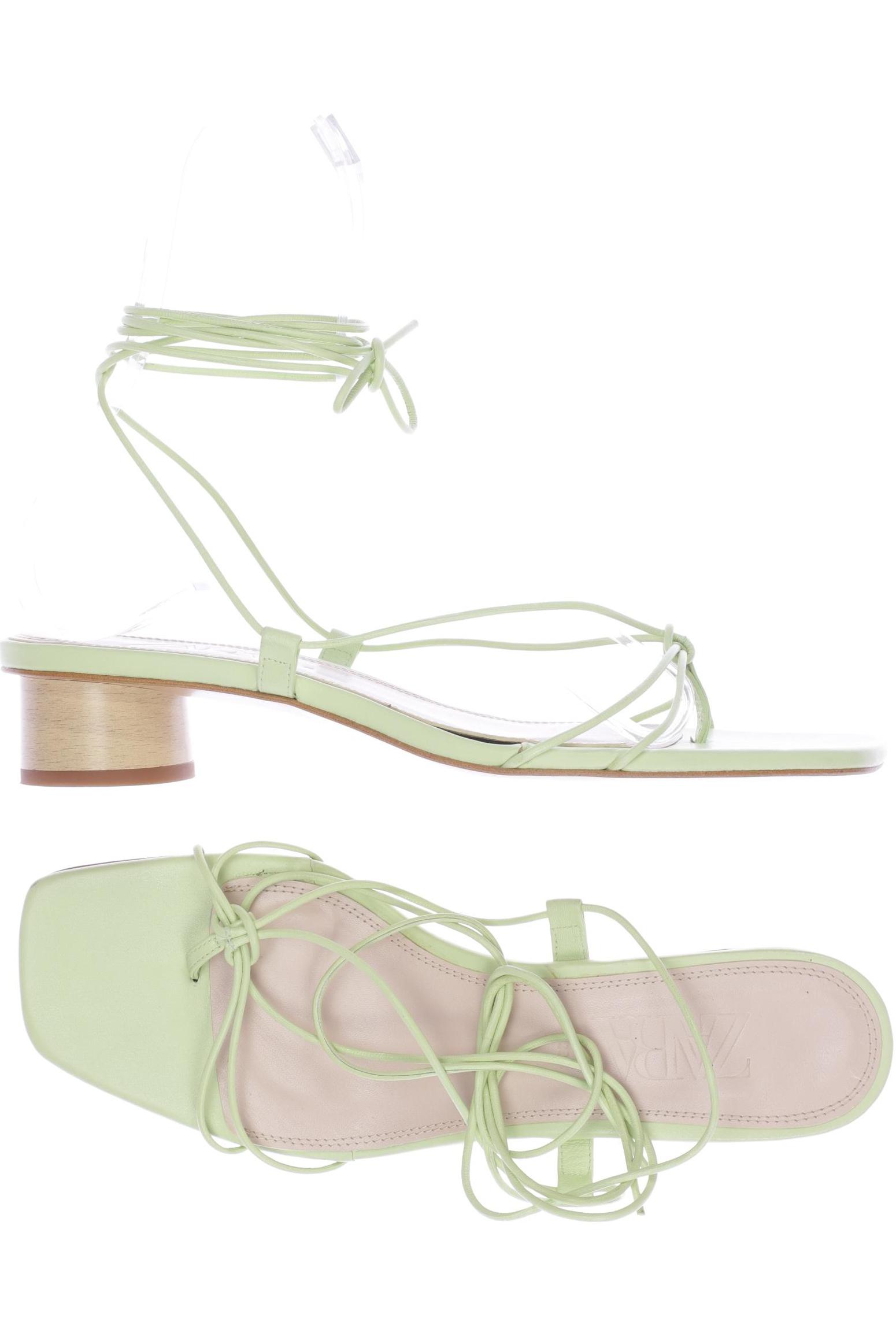 

Zara Damen Sandale, hellgrün, Gr. 39